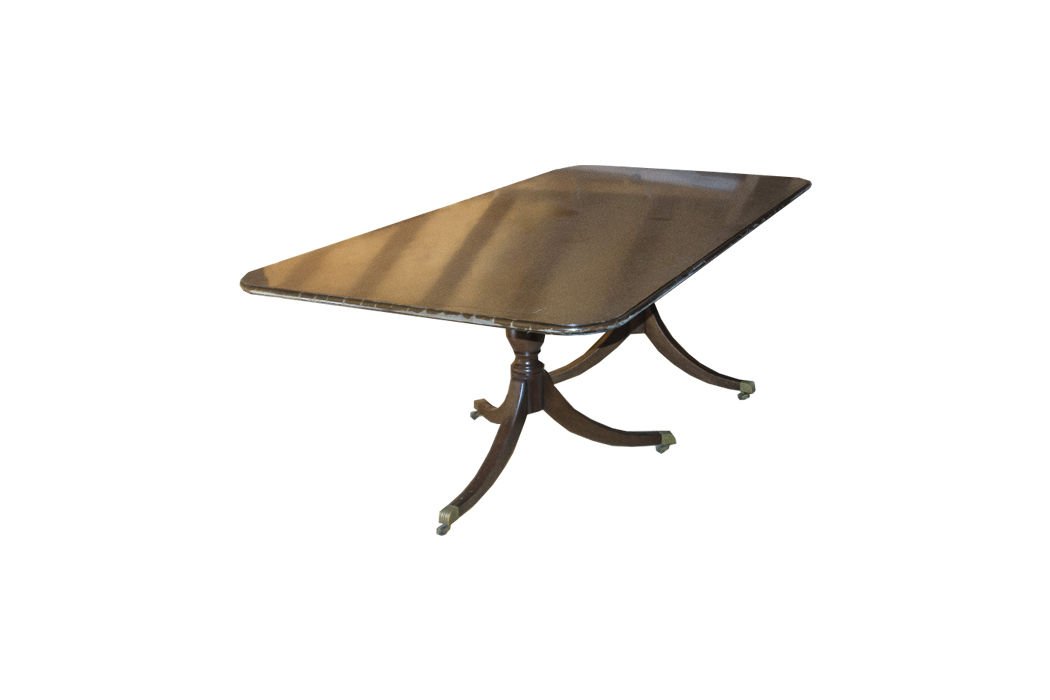 Vintage Double Pedestal Dining Table by Kittinger