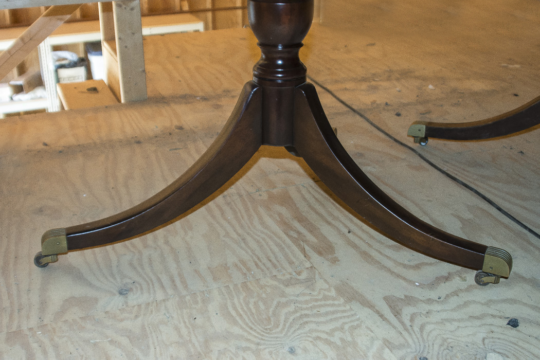 Vintage Double Pedestal Dining Table by Kittinger