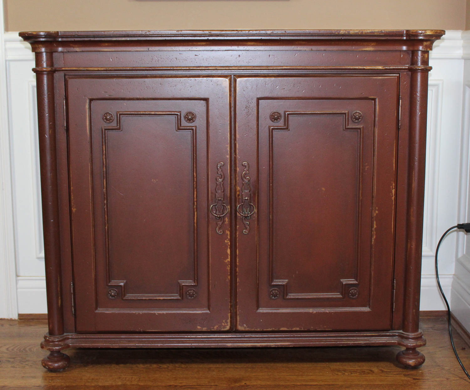 Painted Entryway / Bar Cabinet