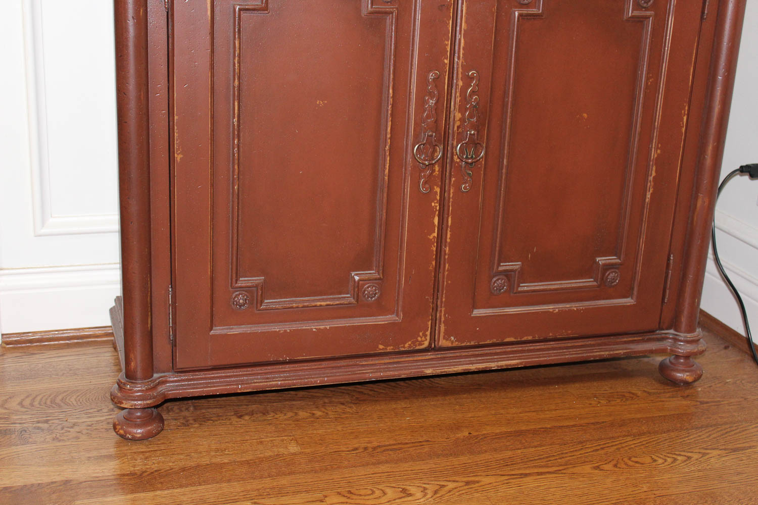 Painted Entryway / Bar Cabinet
