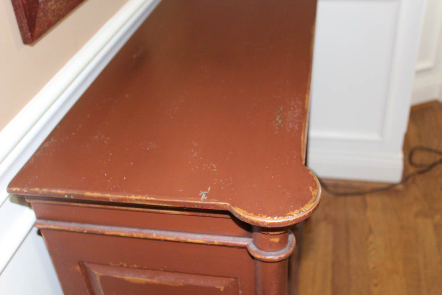 Painted Entryway / Bar Cabinet