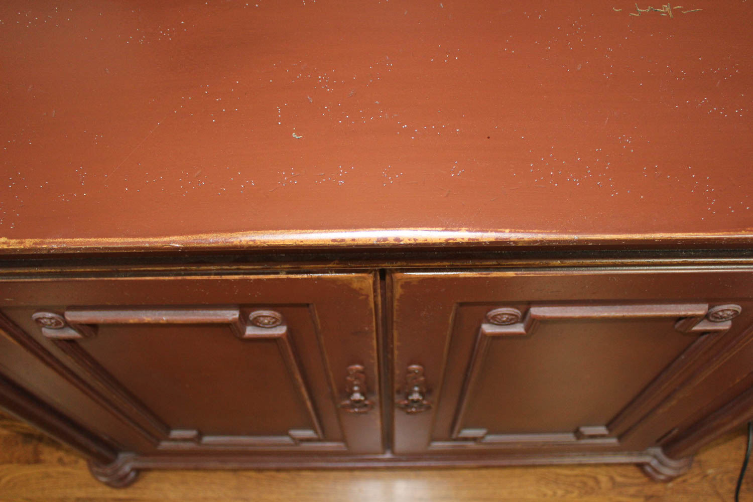 Painted Entryway / Bar Cabinet