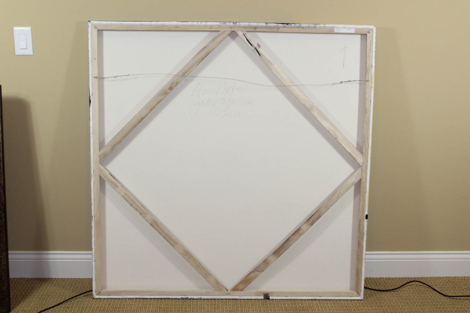 Jolie Harris Large Original Oil on Canvas “Macchiato”