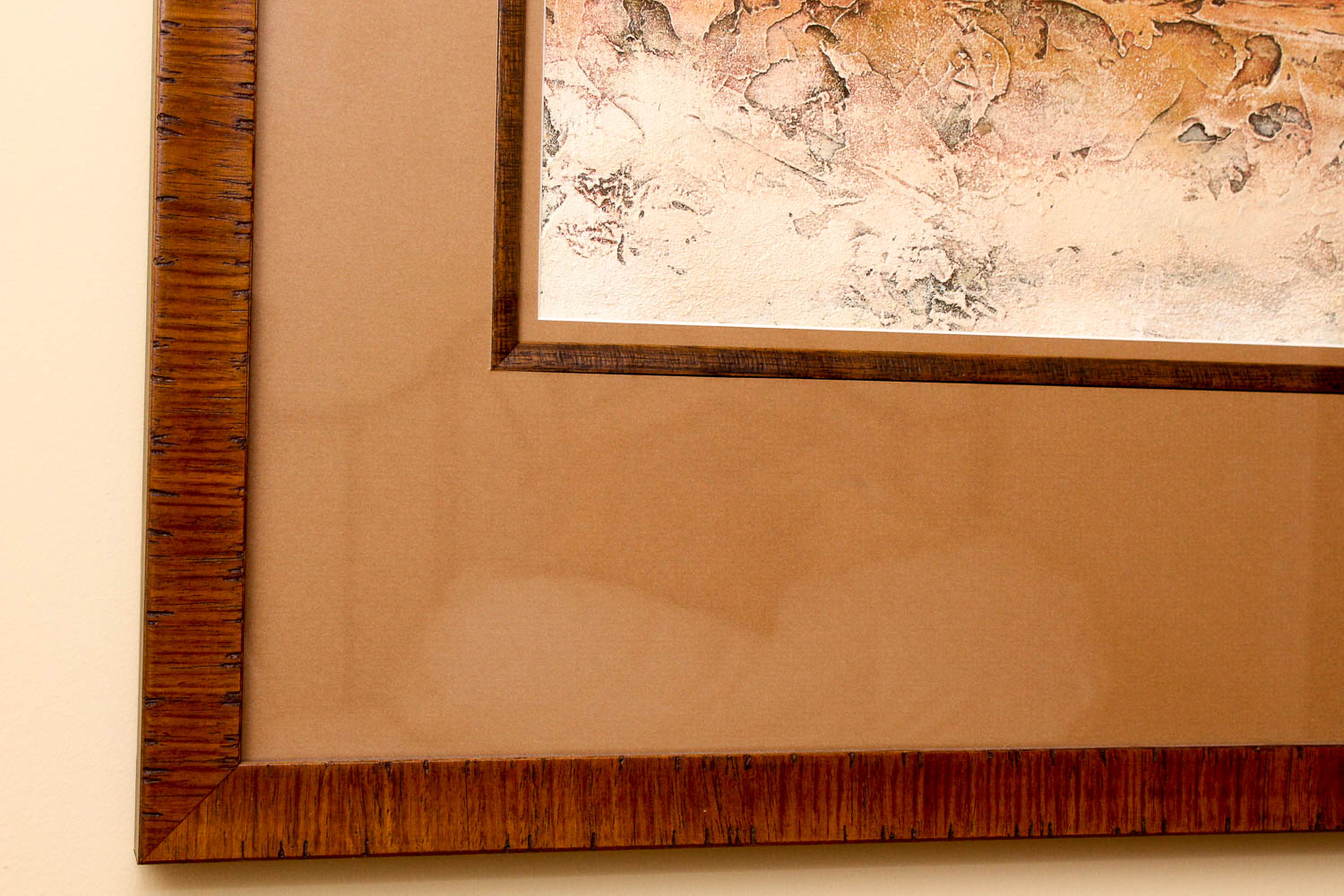 Pairing of Davenport Mixed Media Impasto Landscapes