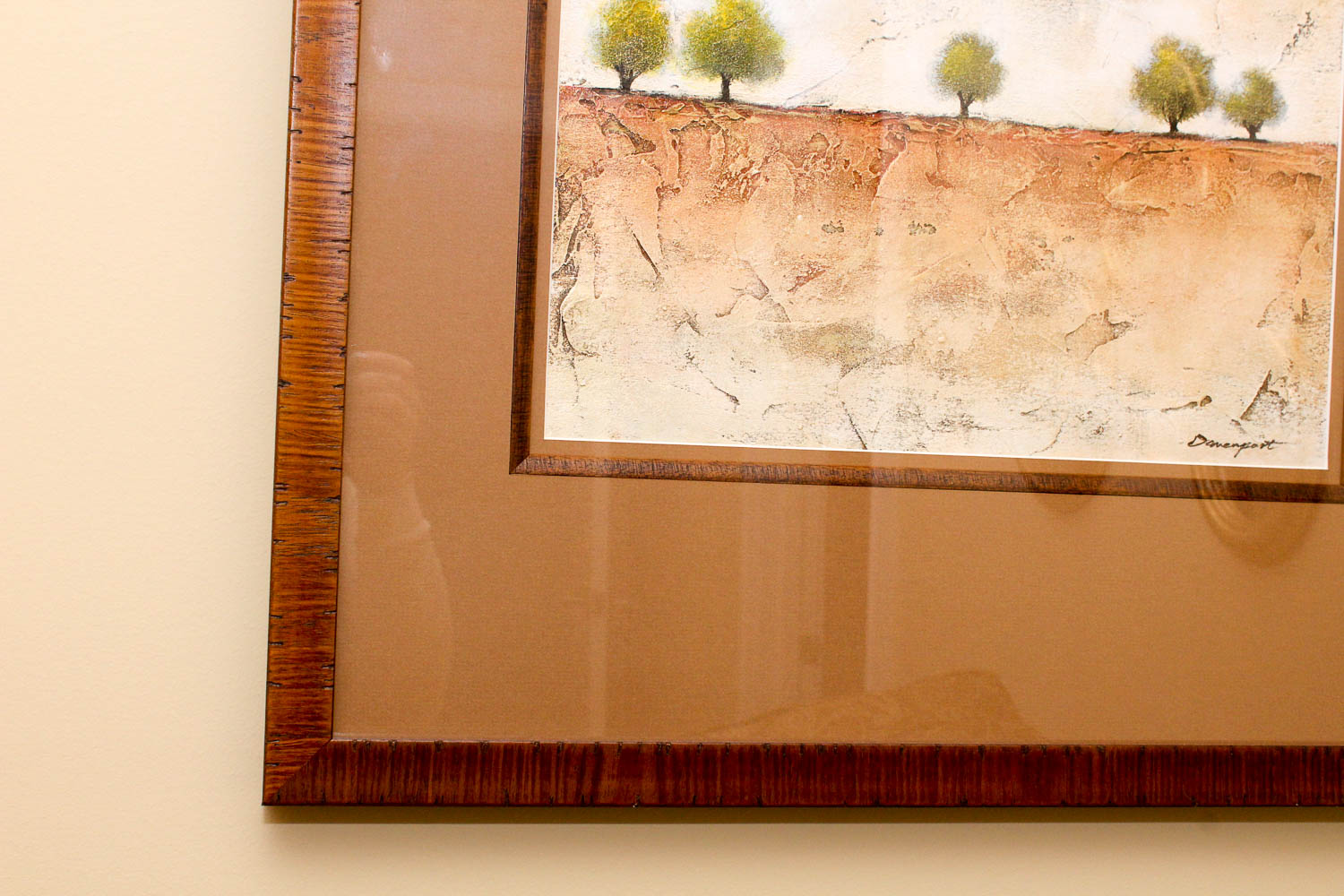 Pairing of Davenport Mixed Media Impasto Landscapes