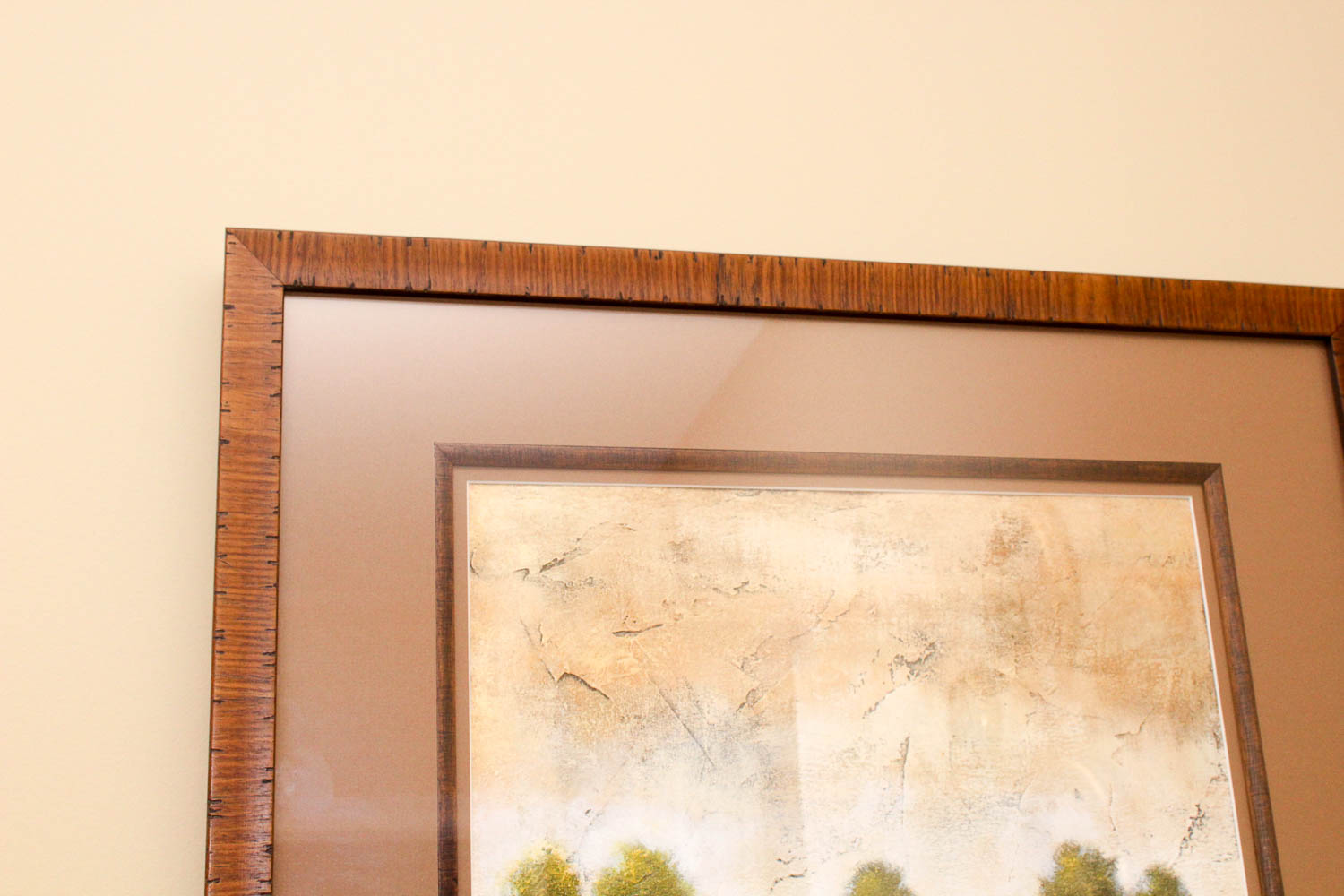 Pairing of Davenport Mixed Media Impasto Landscapes