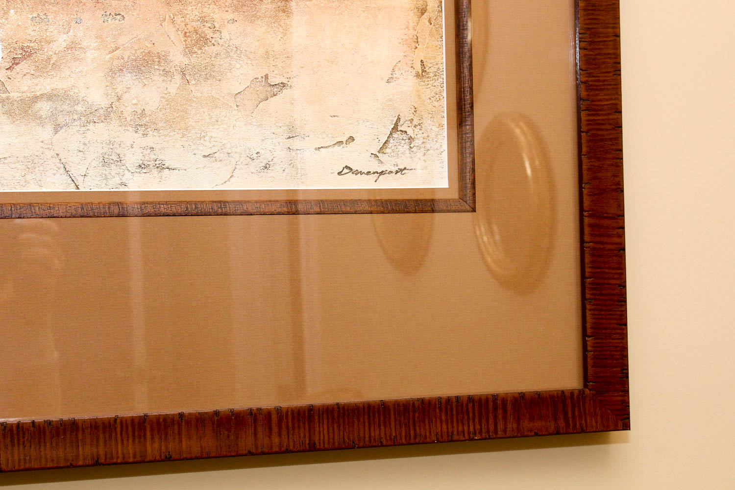 Pairing of Davenport Mixed Media Impasto Landscapes