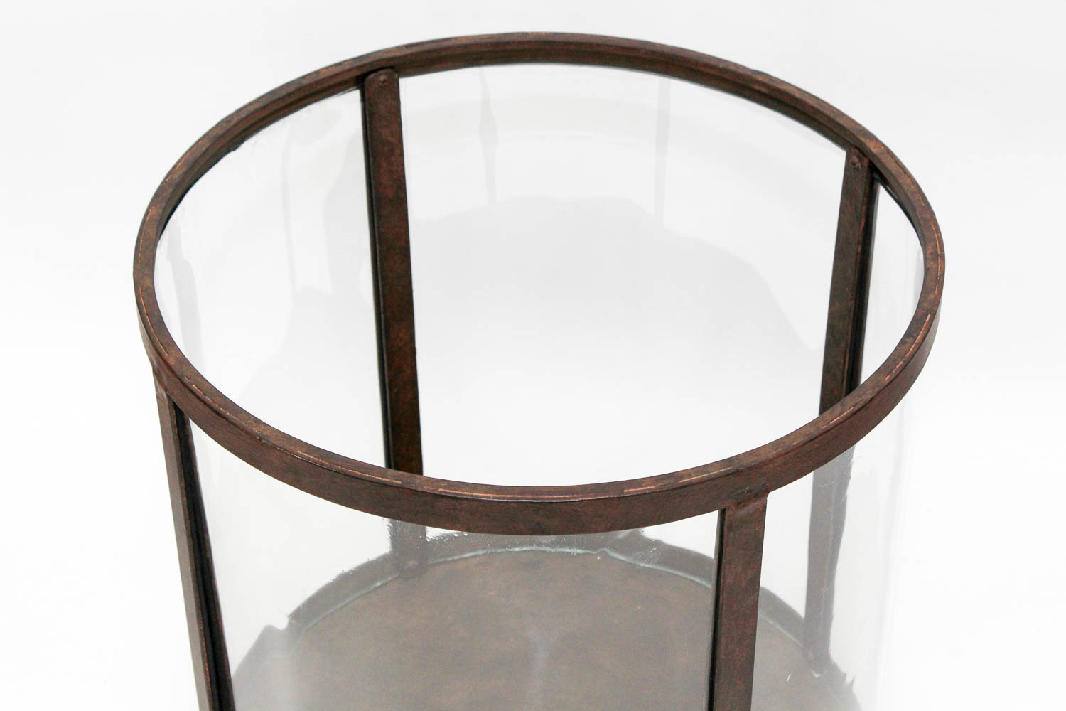 Large Glass Decor Container