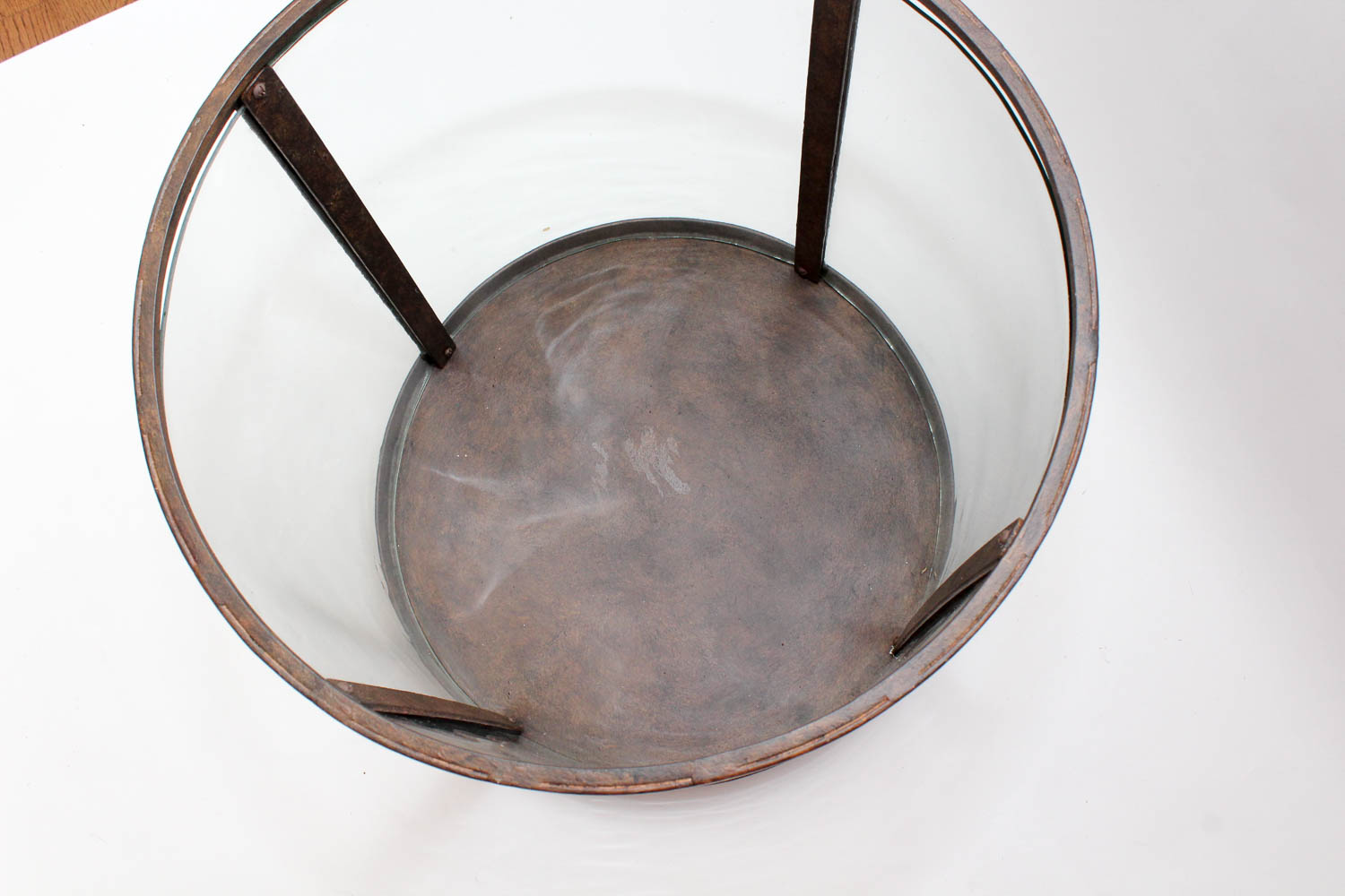 Large Glass Decor Container