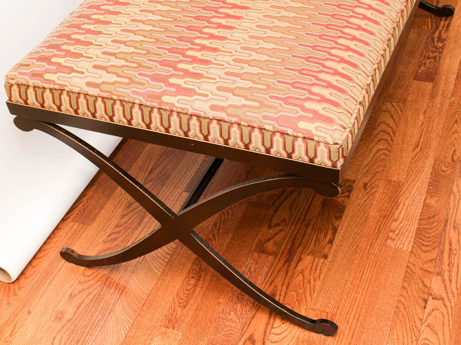 Classics by Swaim Upholstered Bench With Metal Base