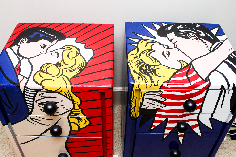 Pair of Pop Art Chest of Drawers