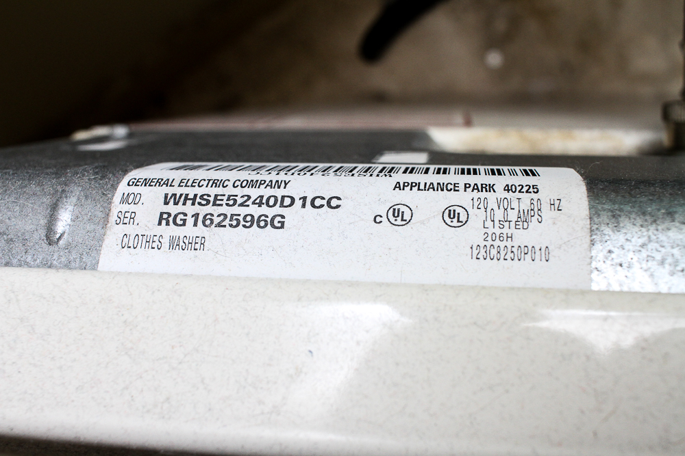 GE Energy Star Top Loading Washer