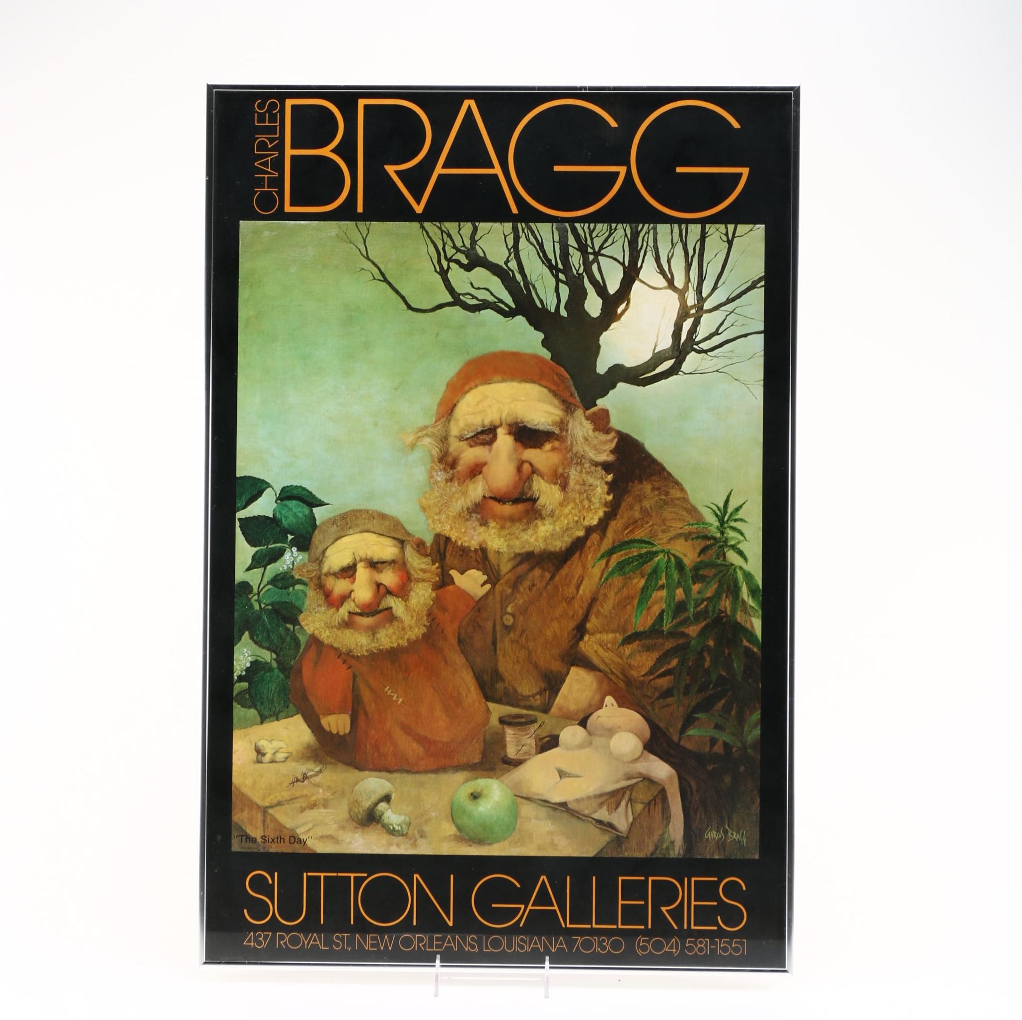 Charles Bragg Offset Lithograph Poster "The Sixth Day"