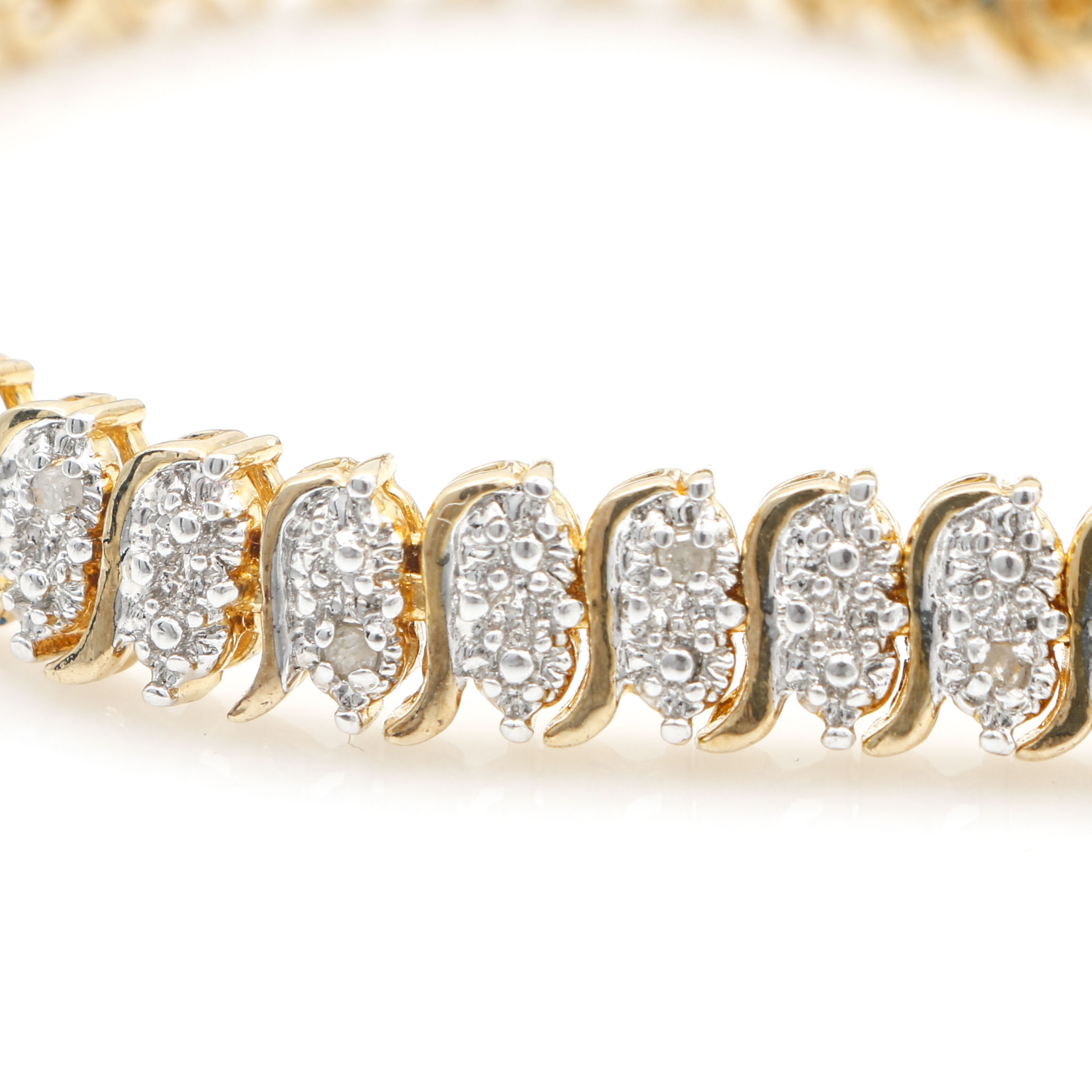 Sterling Silver Diamond and Gemstone Bracelets