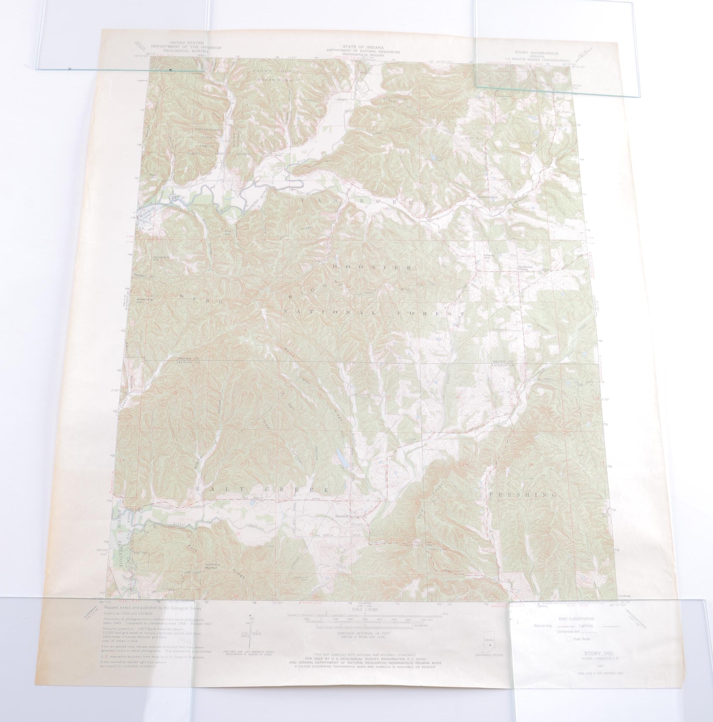 Topographic Maps of Indiana