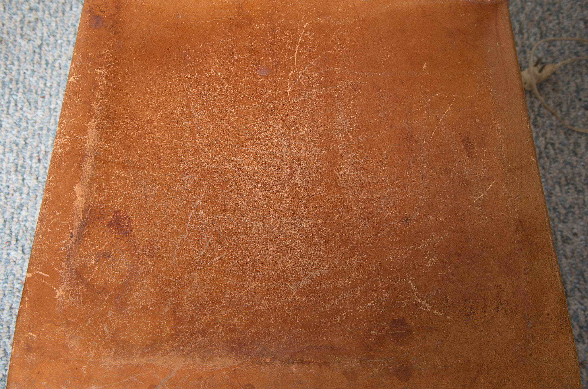 Spanish Colonial Style Leather Side Chairs