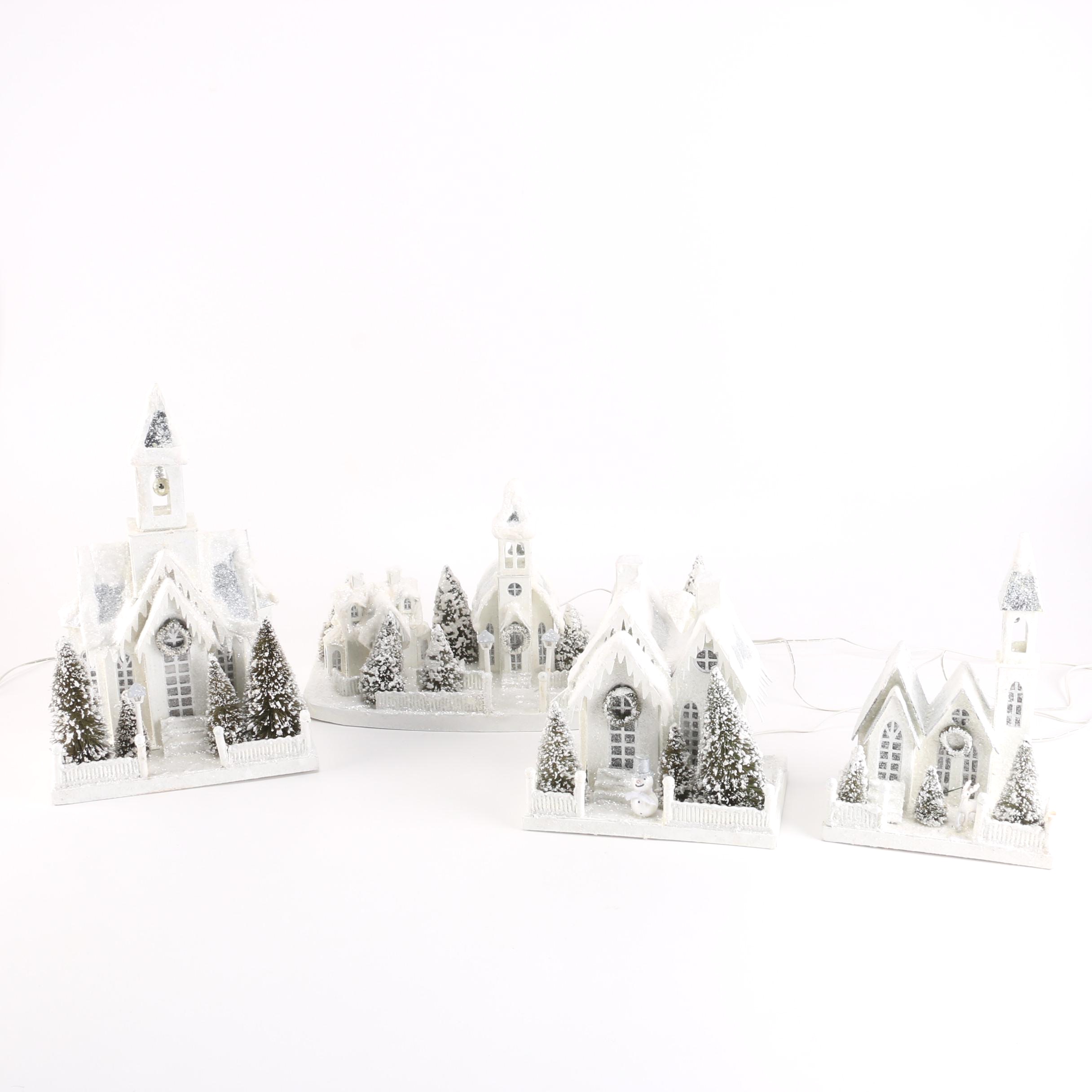 Bethany Lowe Lighted Village Houses