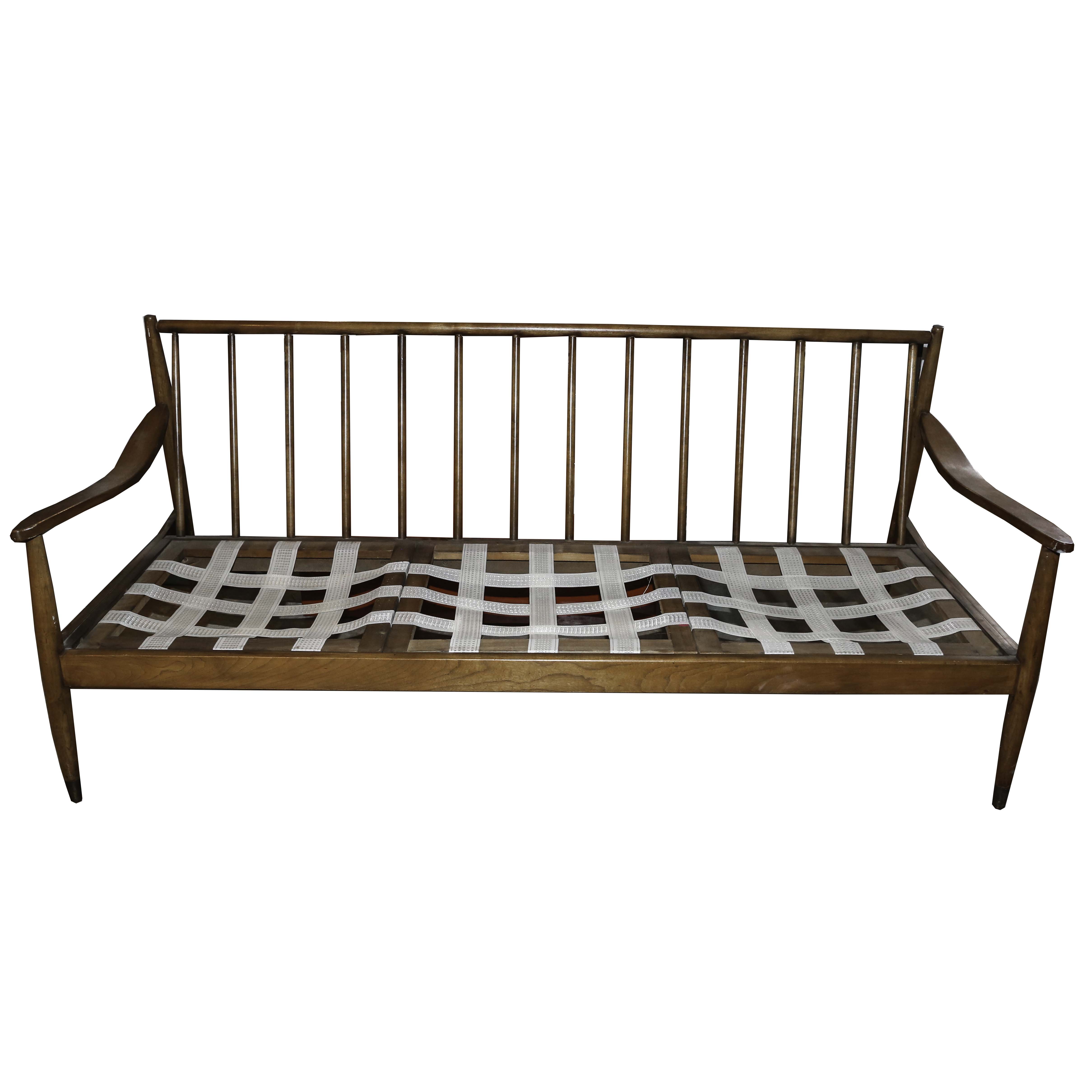 Danish Modern Wooden Couch Frame