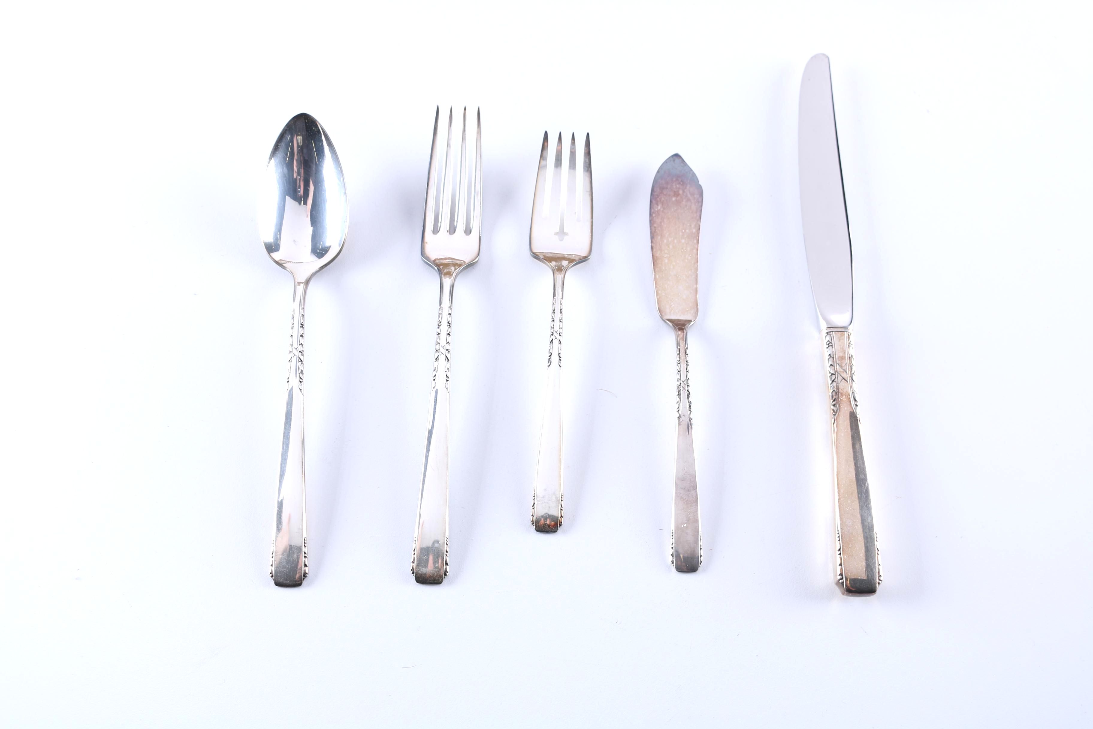 Rogers Oneida Silver Plate "Brookland-Banbury" Flatware