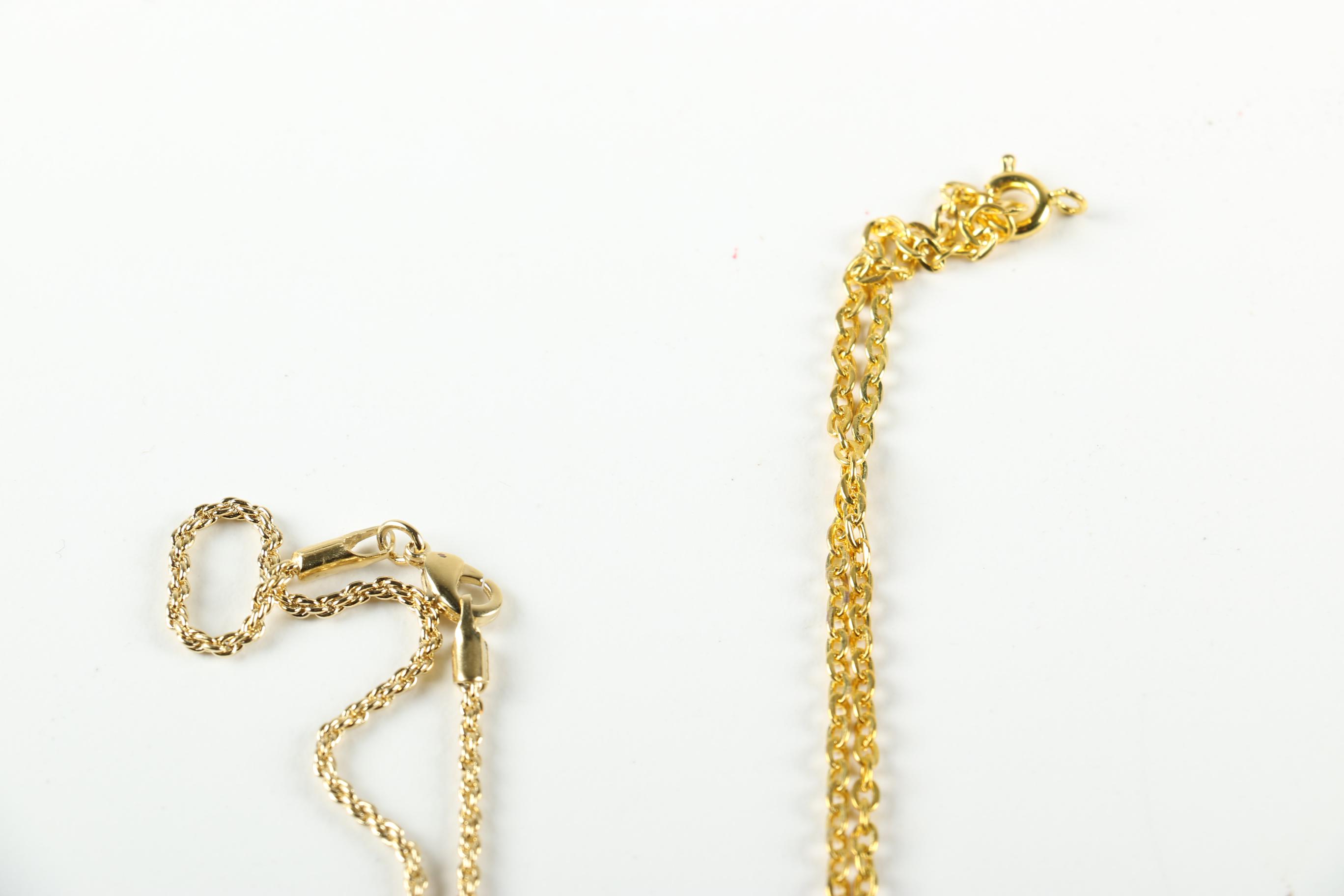 Vintage Enamel Gold Tone Jewelry