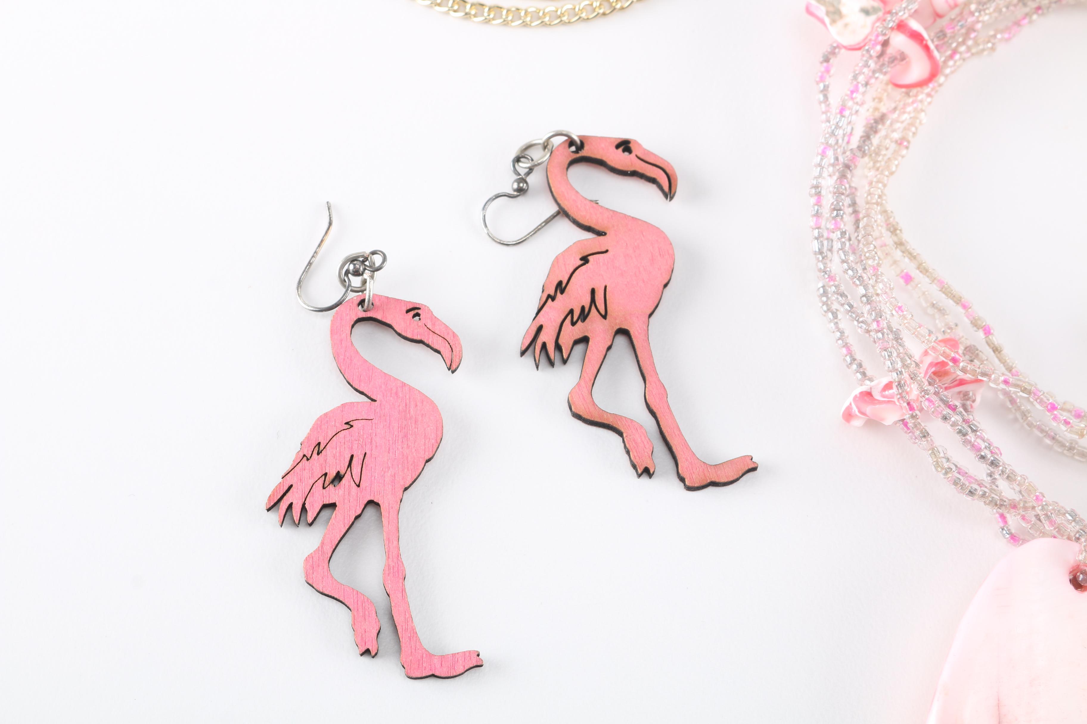 Costume Jewelry with Pink Beads and Accents