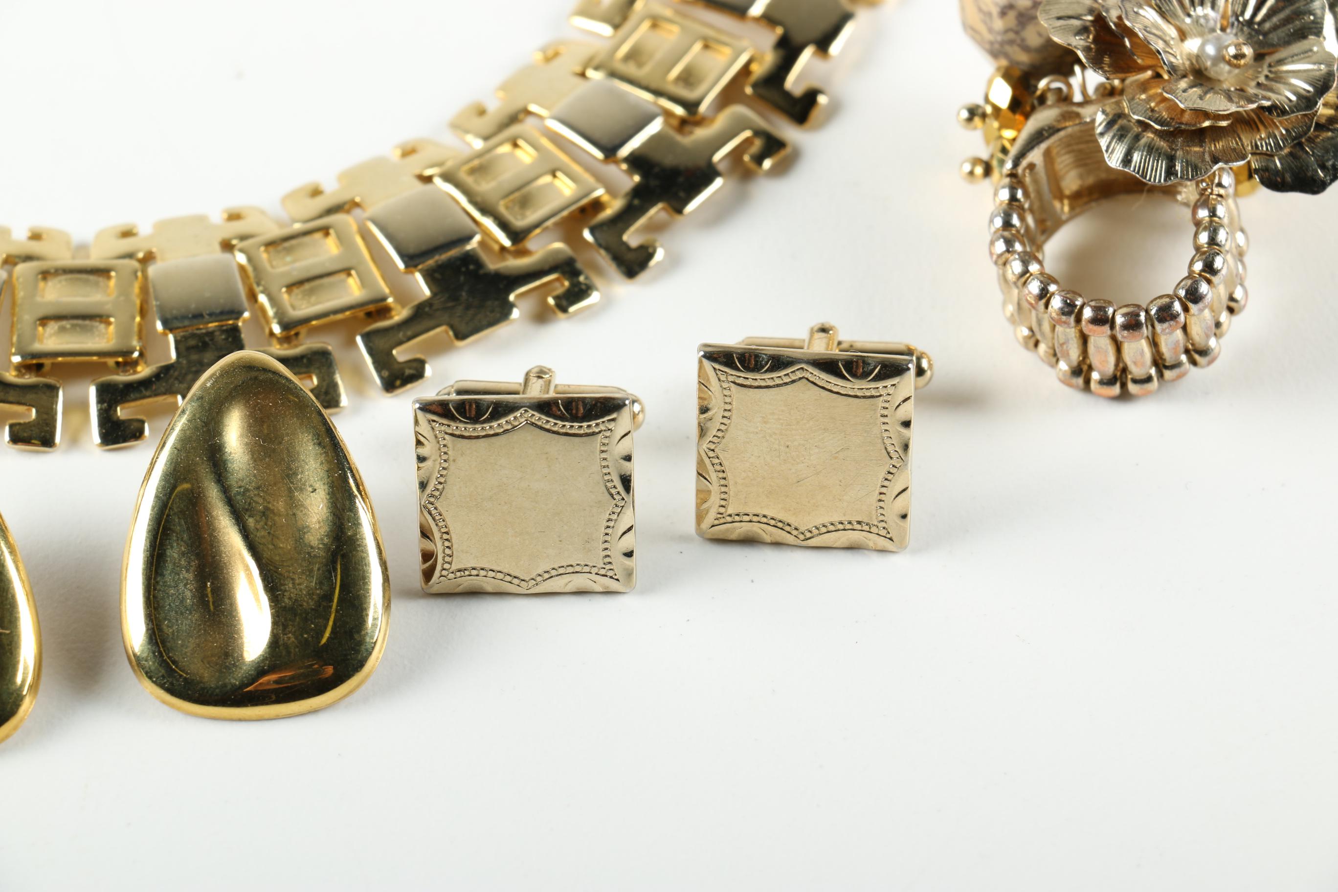 Gold Toned Accent Jewelry Assortment