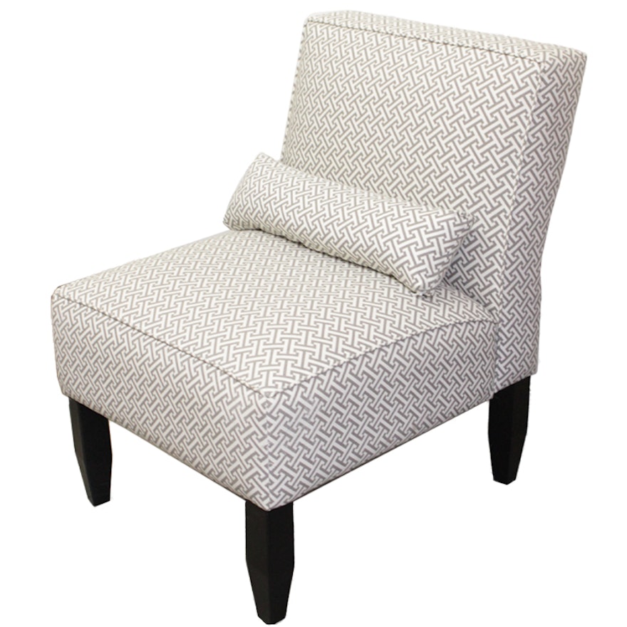 Geometric Upholstered Chair