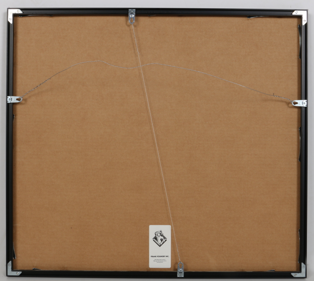 Framed Lithograph of Tiger Woods