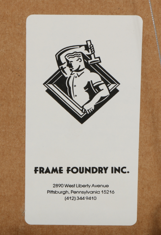 Framed Lithograph of Tiger Woods