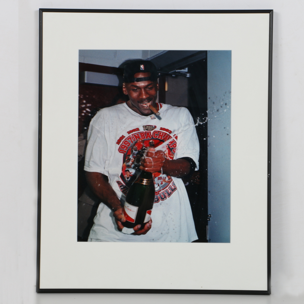 Framed Michael Jordan Print