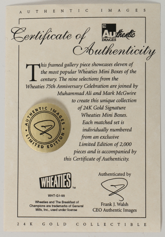 Wheaties Athletes of the Century Limited Edition Collection
