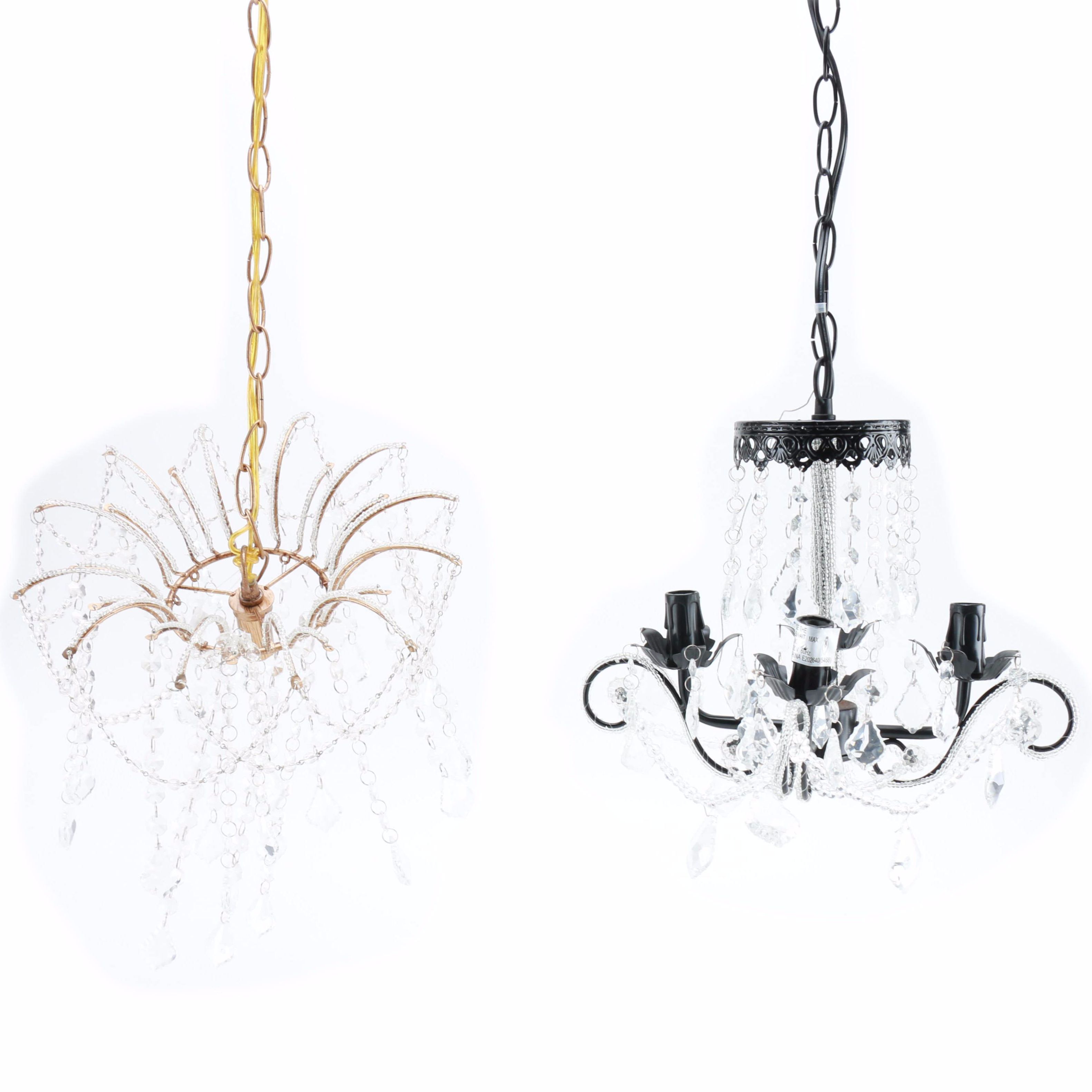 Two Miniature Chandeliers