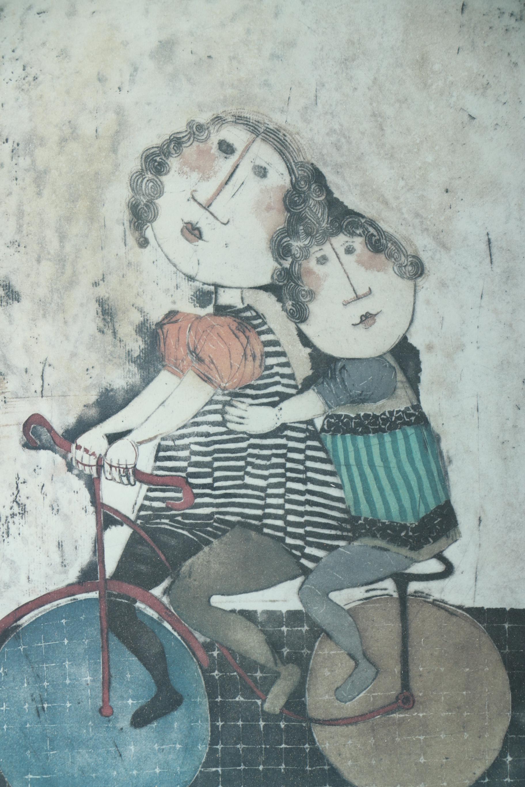 Offset Lithograph After Graciela Rodo Boulanger "After School"