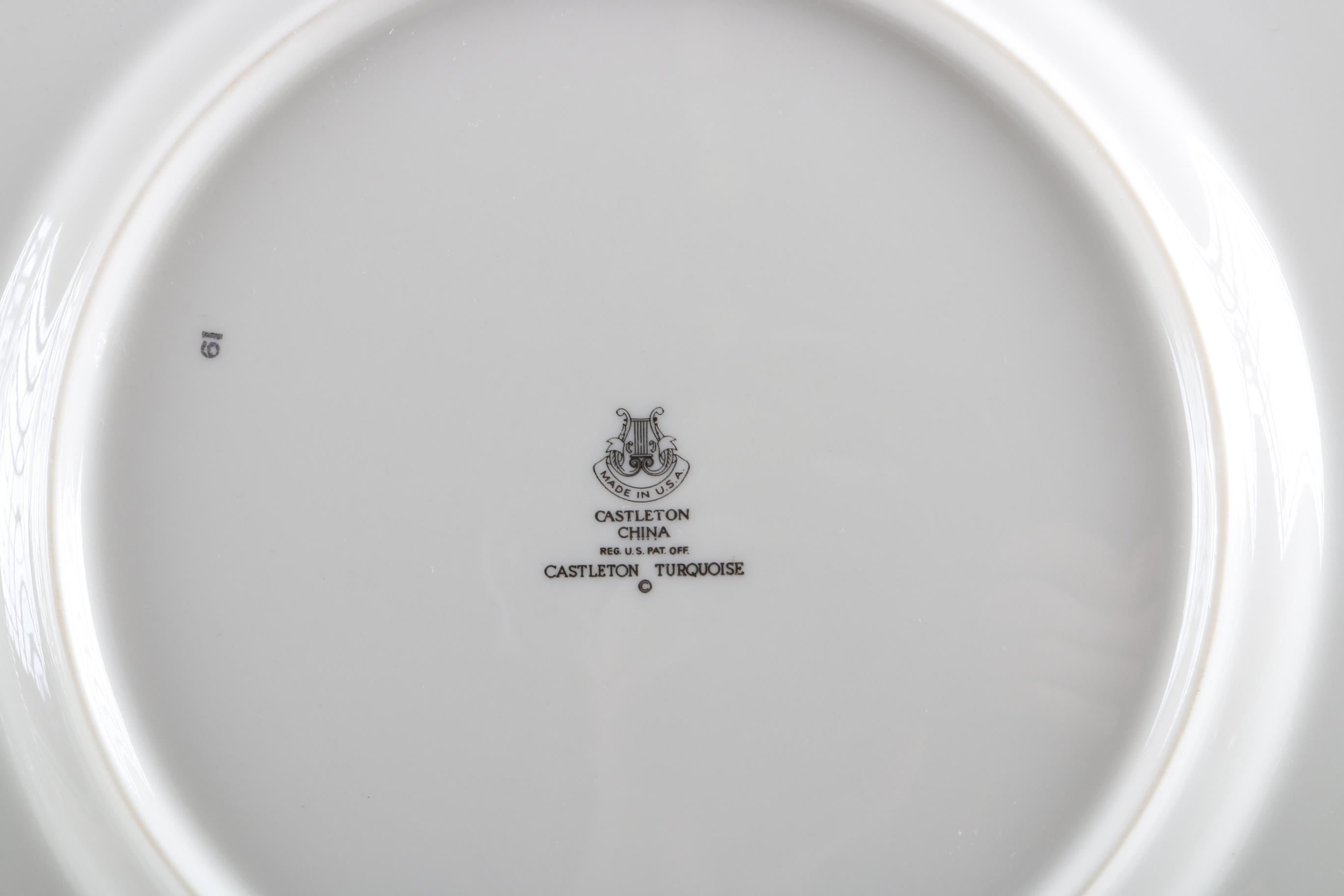 Castleton "Castleton Turquoise" China