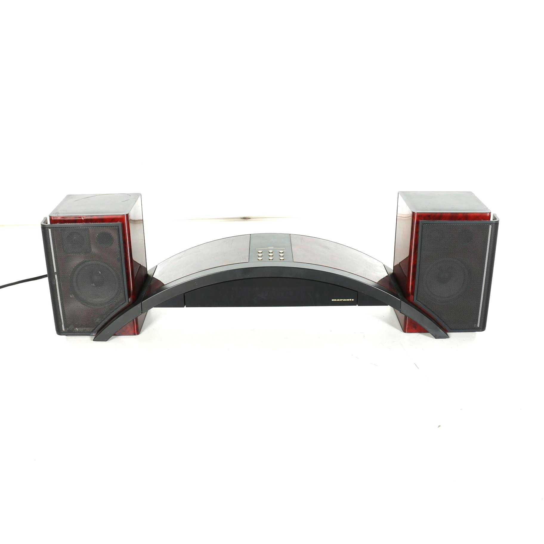 Marantz AM/FM Stereo CD Player and Speakers