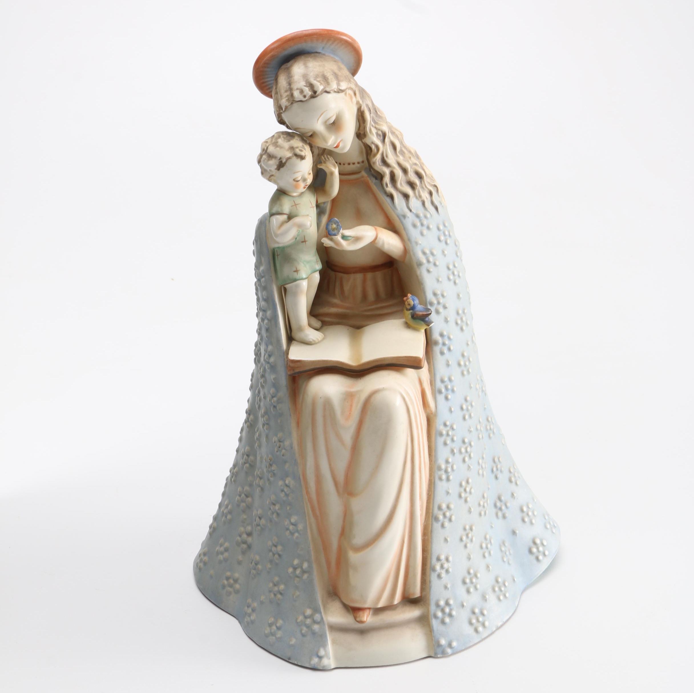 M.J. Hummel Porcelain Figurine "Flower Madonna"