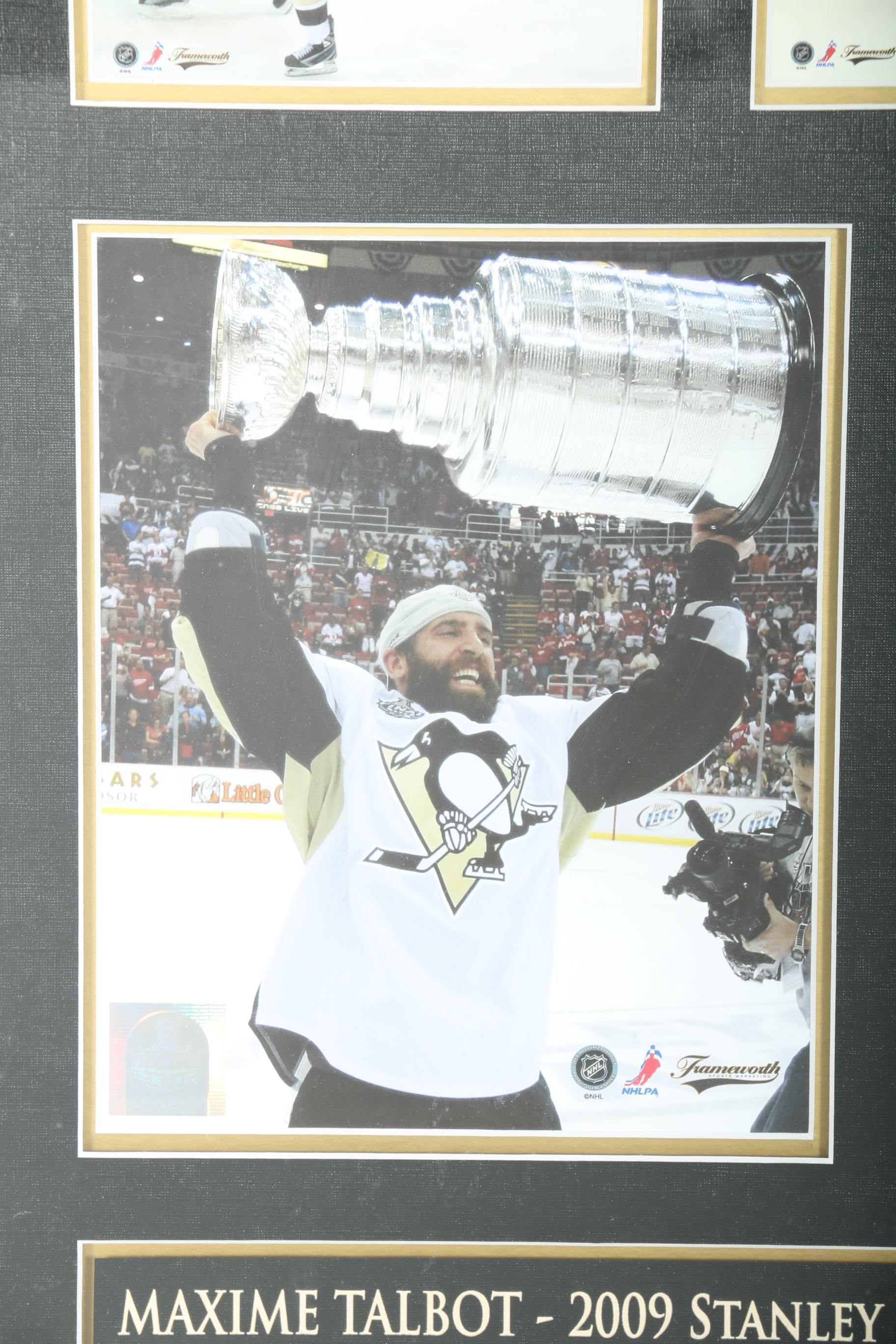 Maxime Talbot Penguins Signed Puck