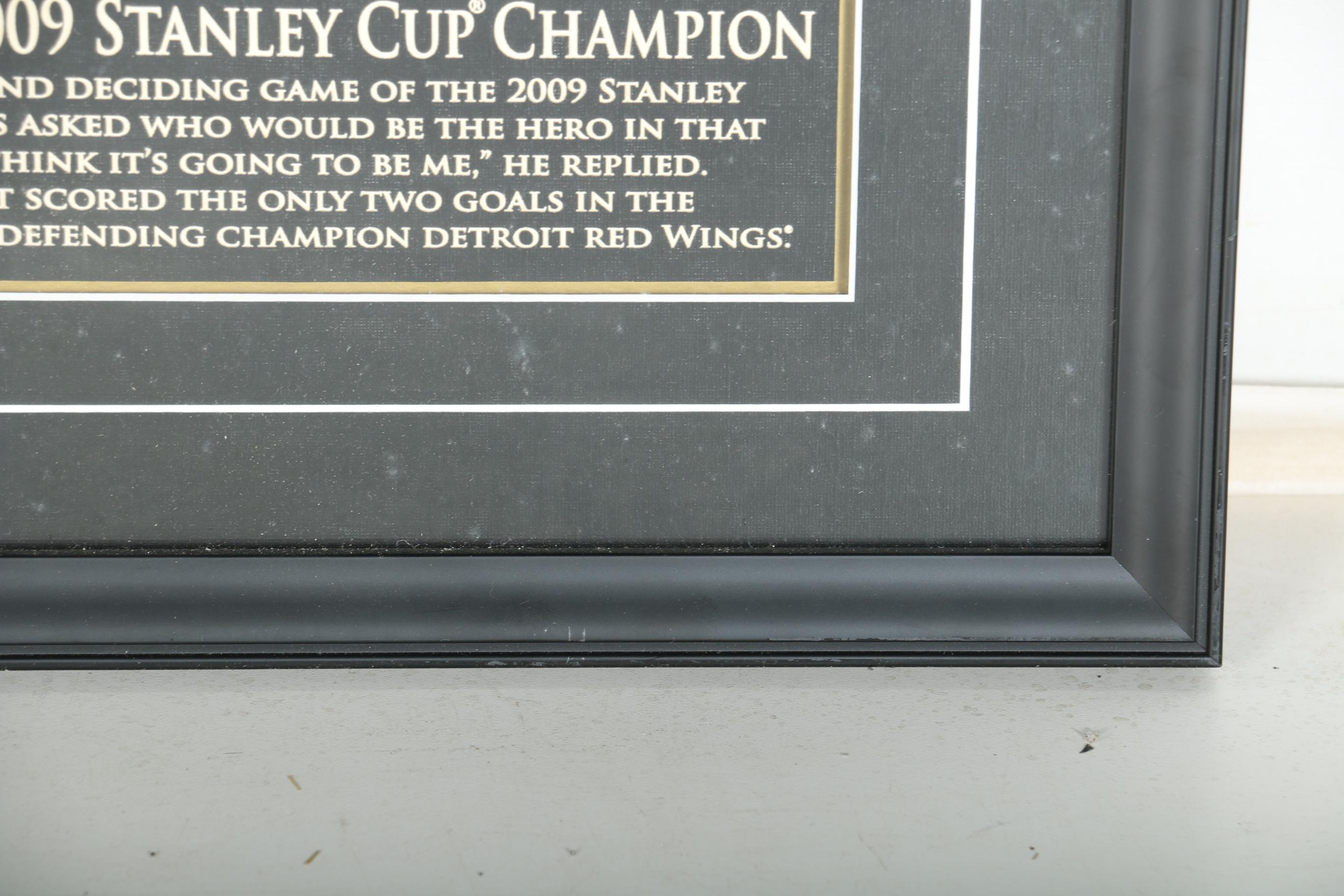 Maxime Talbot Penguins Signed Puck