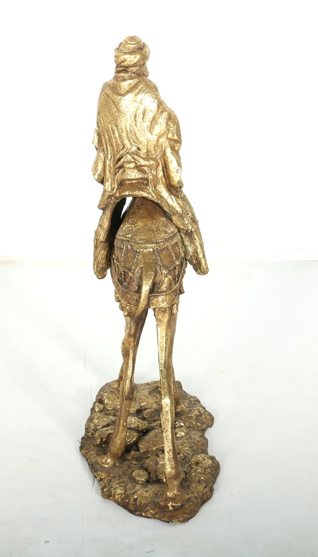 Gold Tone Decorative Camel Statues