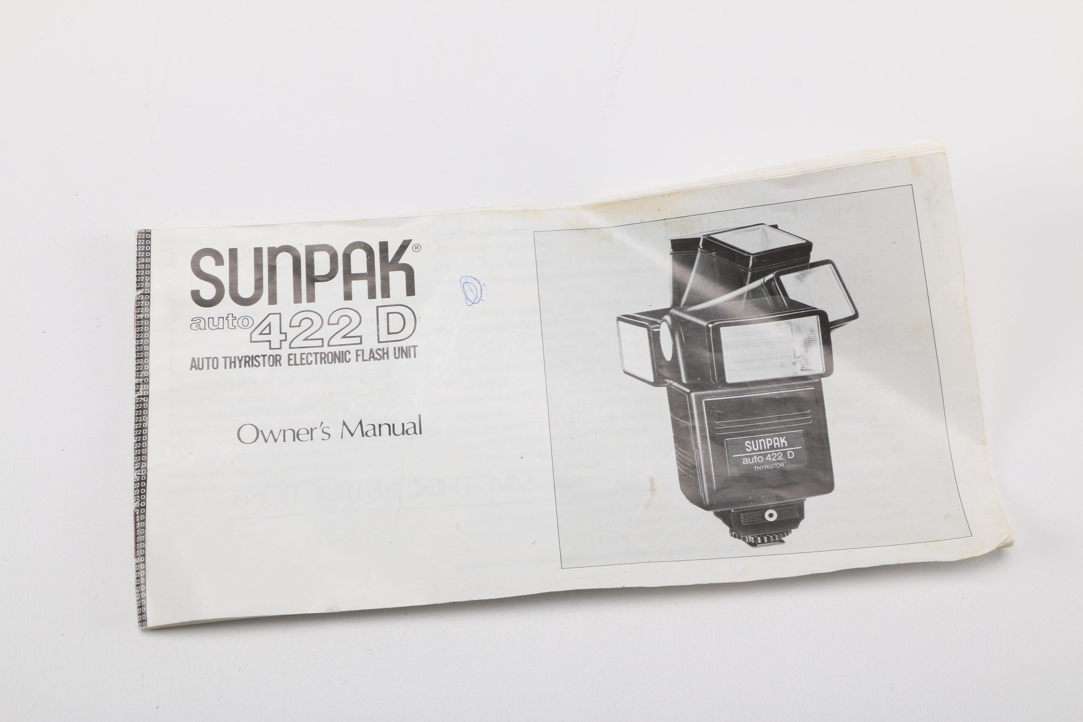 Nikon Motor Drive MD4, Lenses and Sunpak