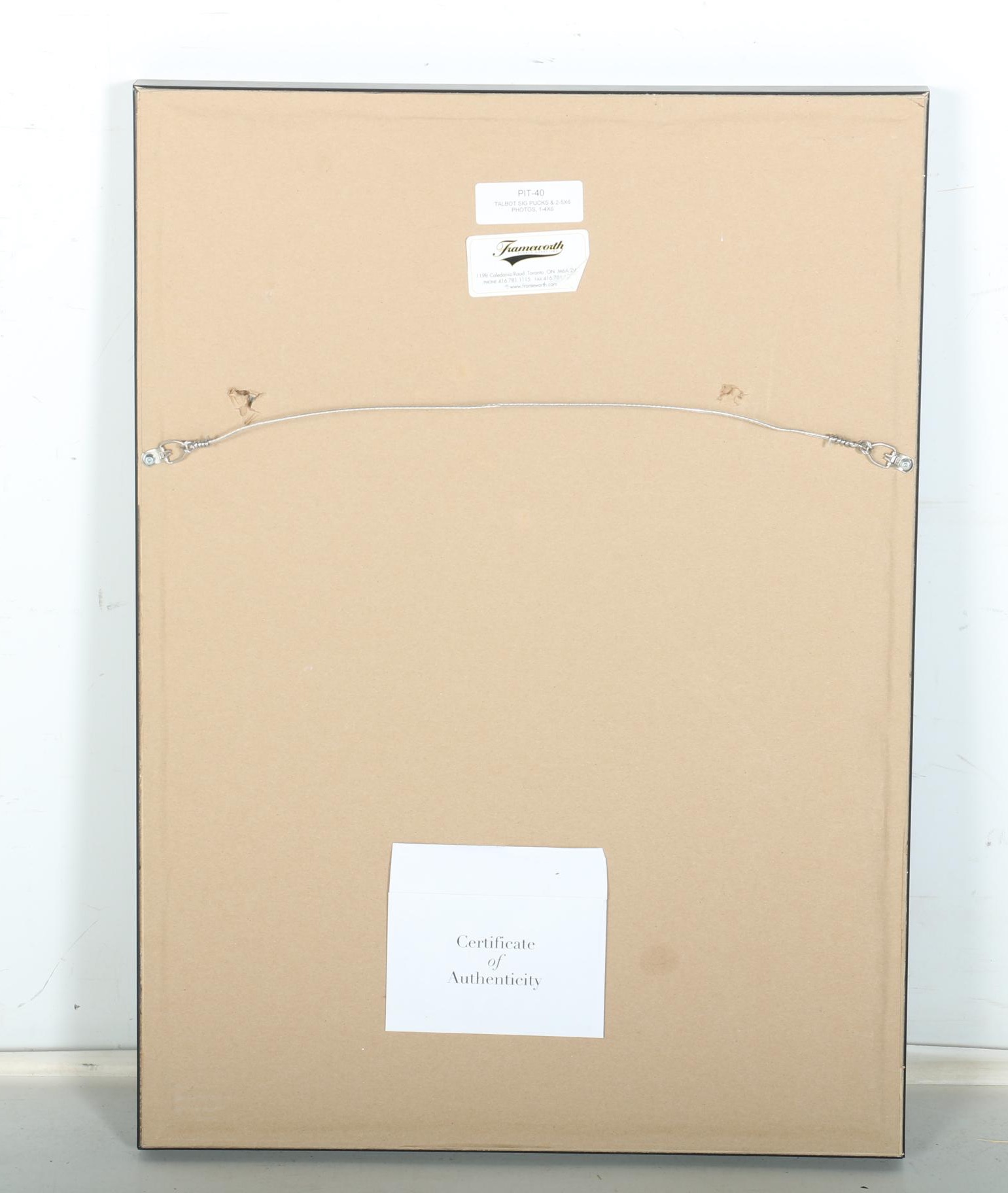 Maxime Talbot Penguins Signed Puck