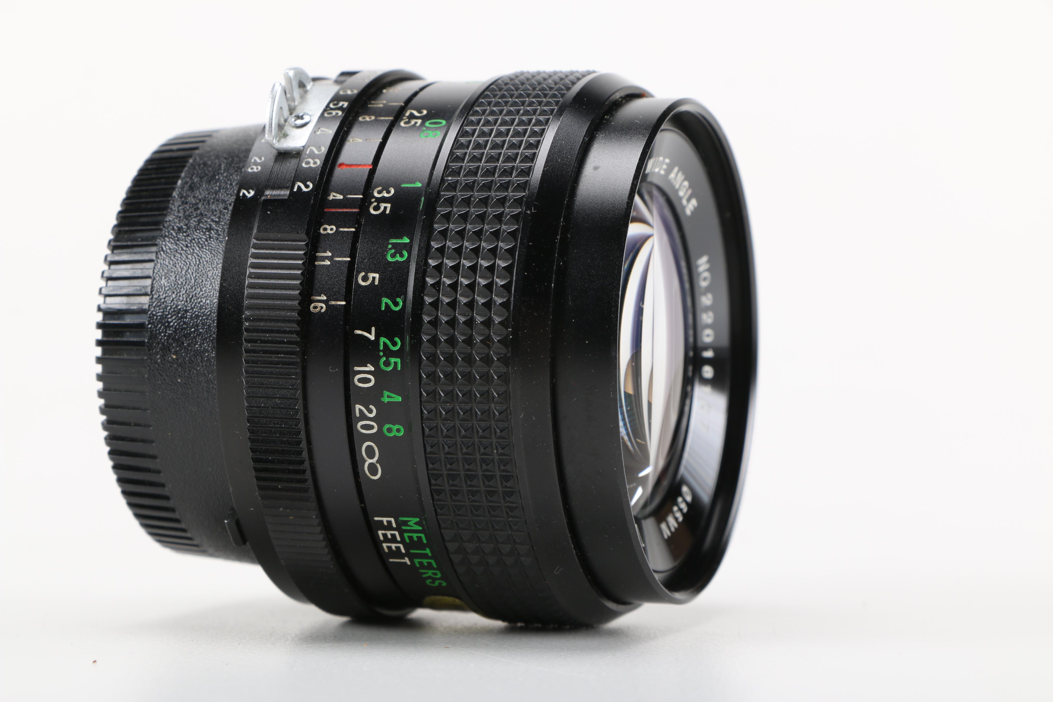 Nikon Motor Drive MD4, Lenses and Sunpak