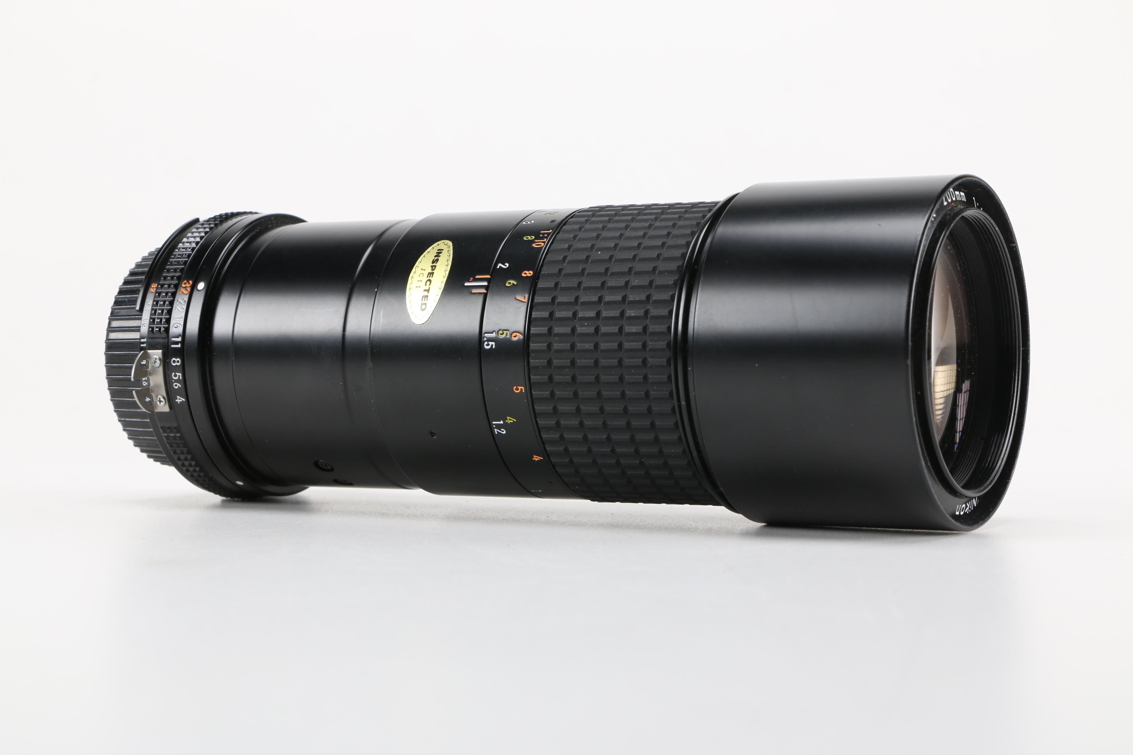 Nikon Motor Drive MD4, Lenses and Sunpak