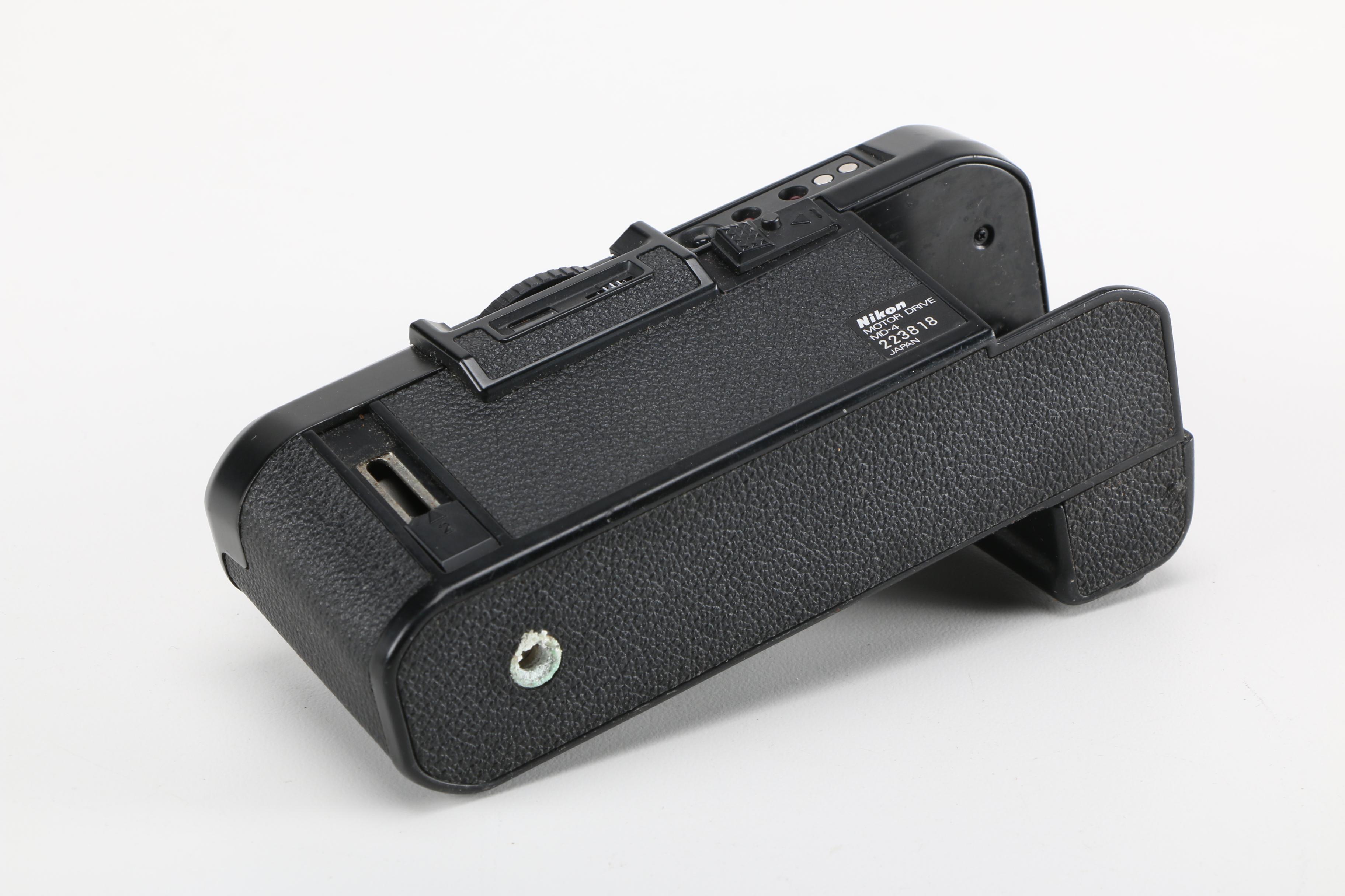 Nikon Motor Drive MD4, Lenses and Sunpak