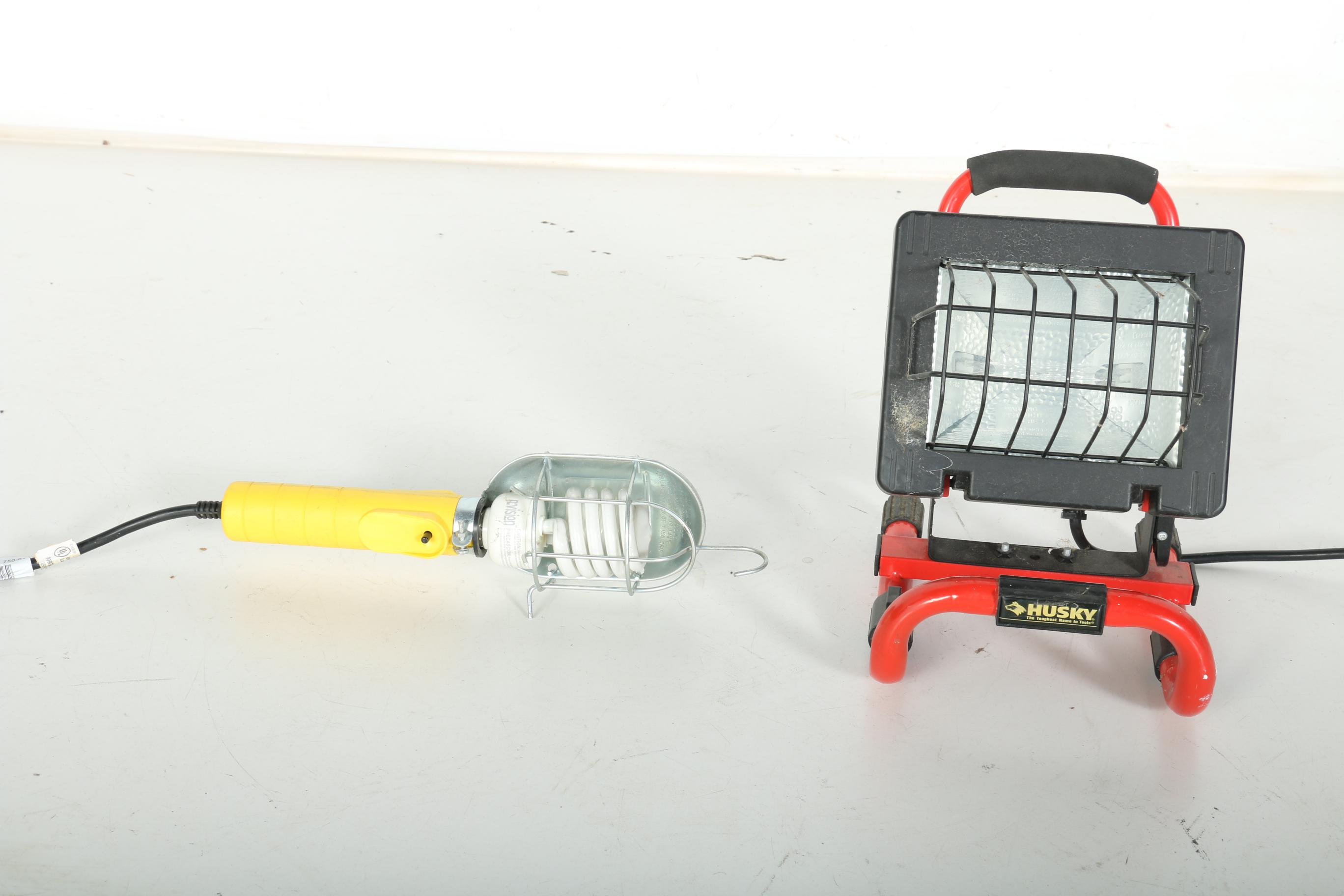 Heavy Duty Portable Halogen Work Lights