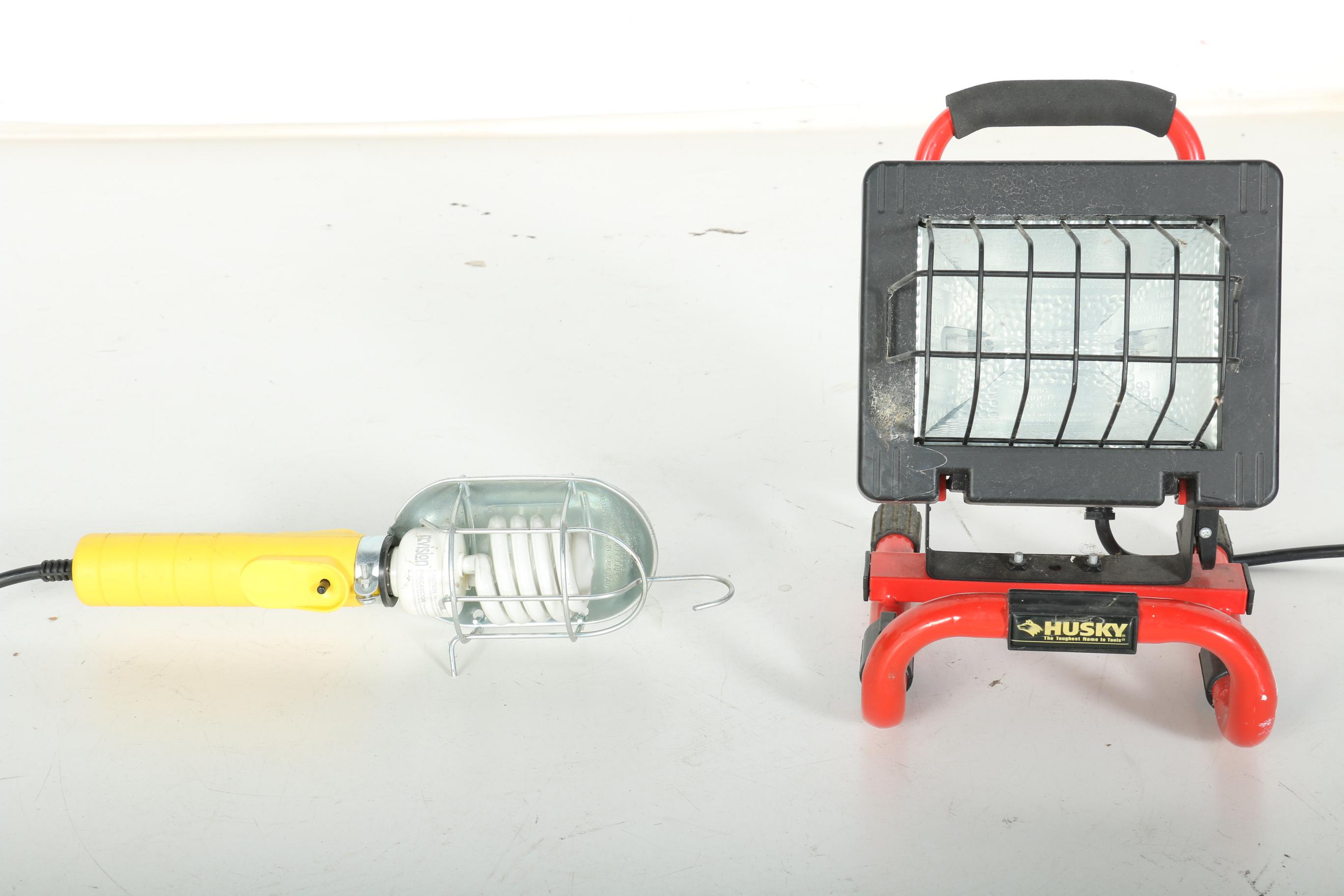 Heavy Duty Portable Halogen Work Lights