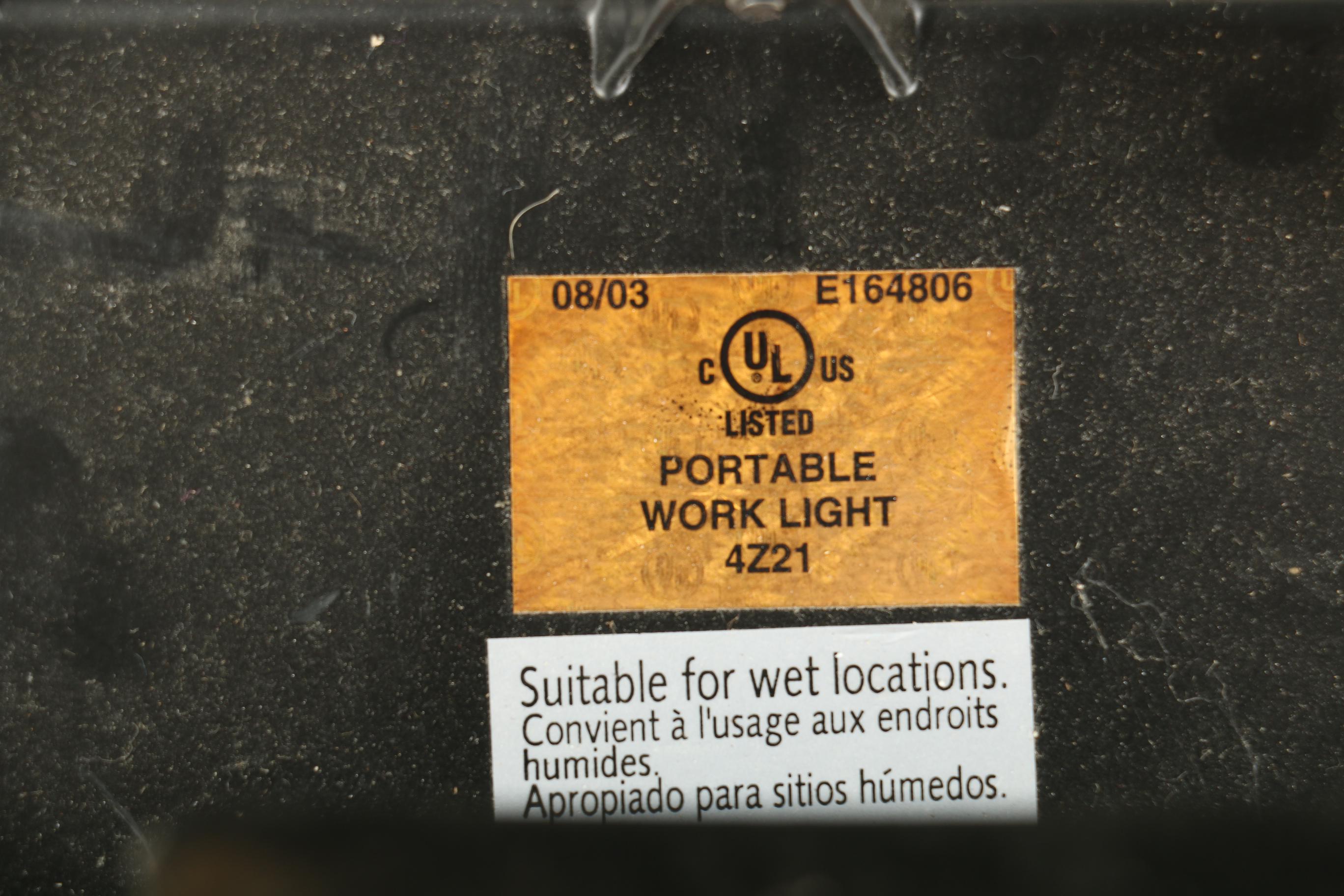 Heavy Duty Portable Halogen Work Lights