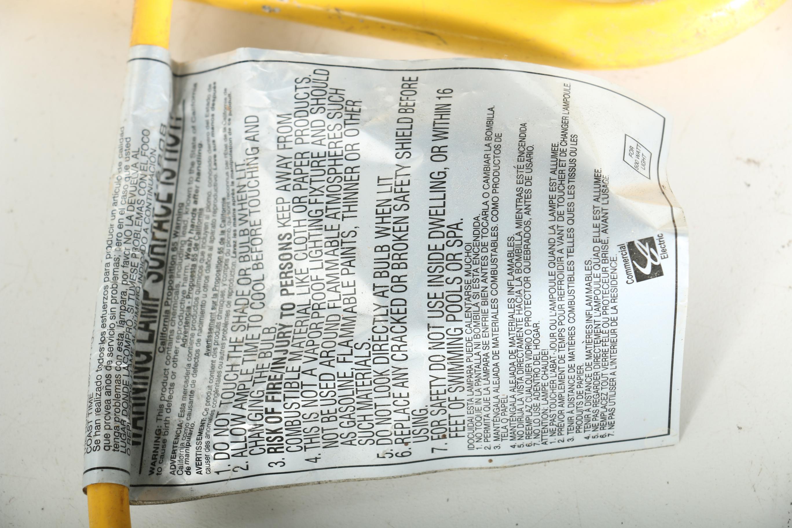 Heavy Duty Portable Halogen Work Lights