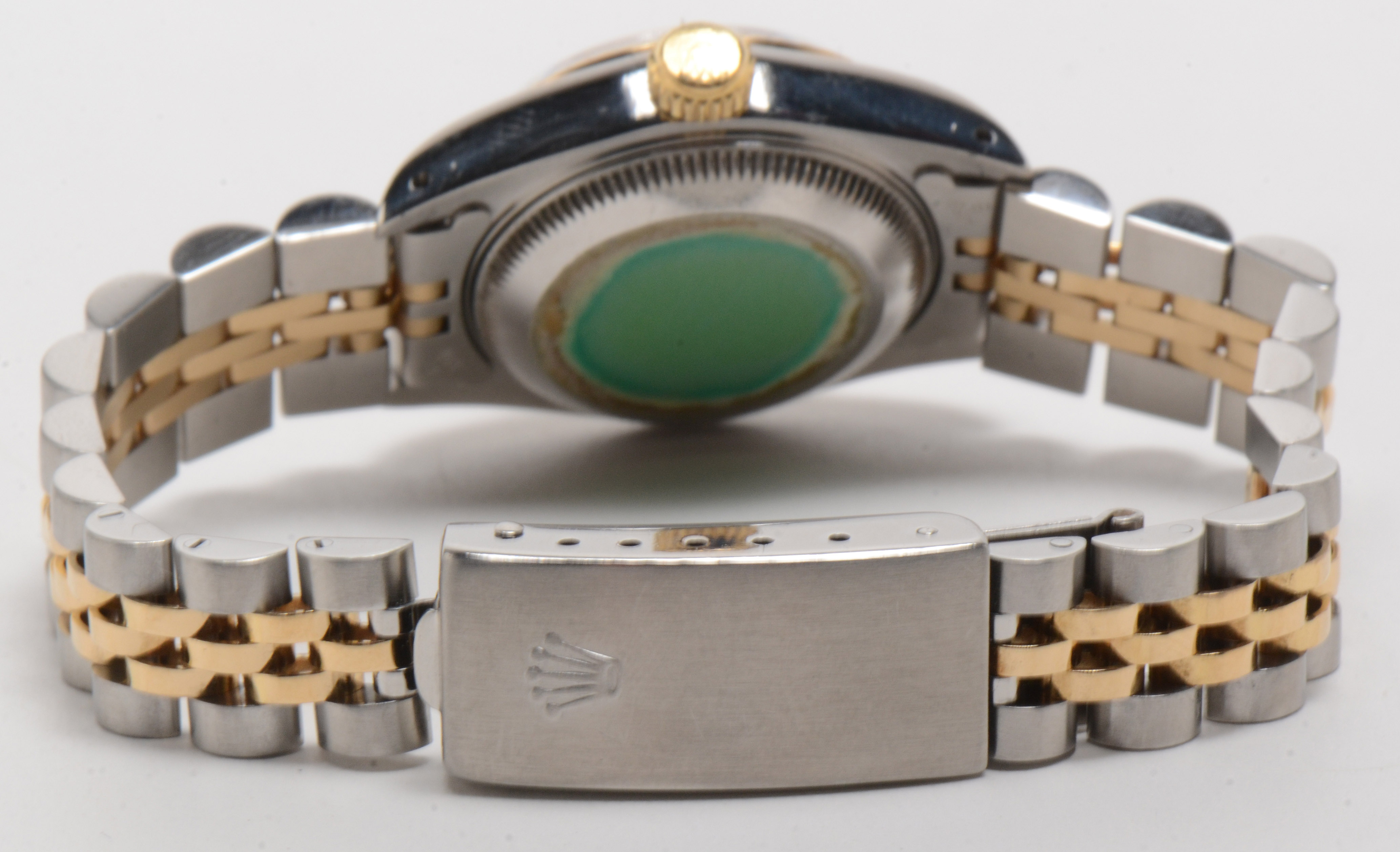 Women's Rolex Datejust 18K Gold and Steel Silver Dial Automatic