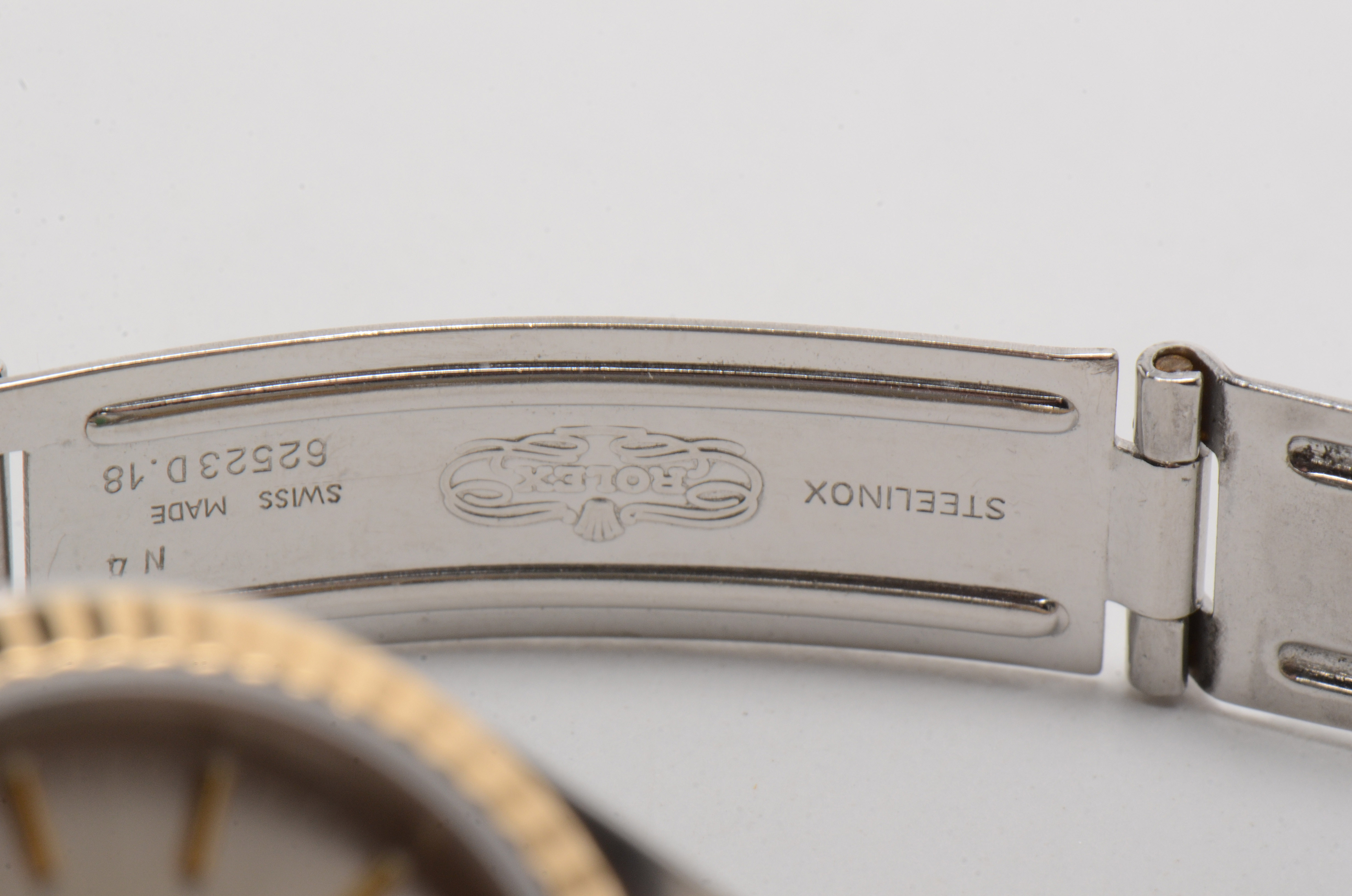 Women's Rolex Datejust 18K Gold and Steel Silver Dial Automatic